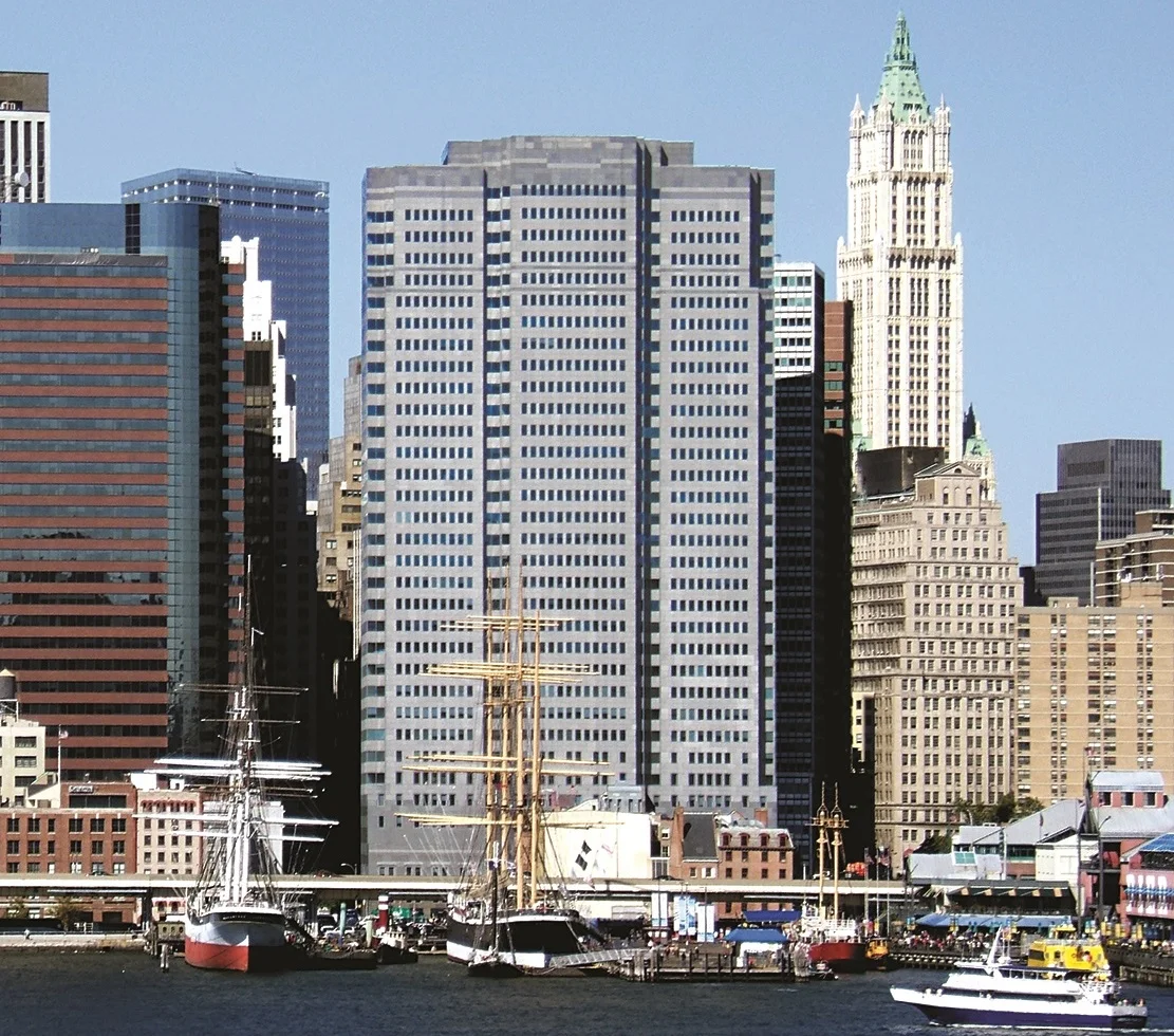 WeWork plans to open a location at 199 Water Street, which landlord Jack Resnick & Sons has recently renovated. Photo: Jack Resnick & Sons