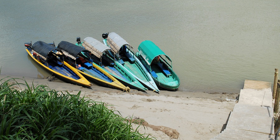 The ‘lanchas’ or long narrow river boats, cost around 600 pesos ($50).