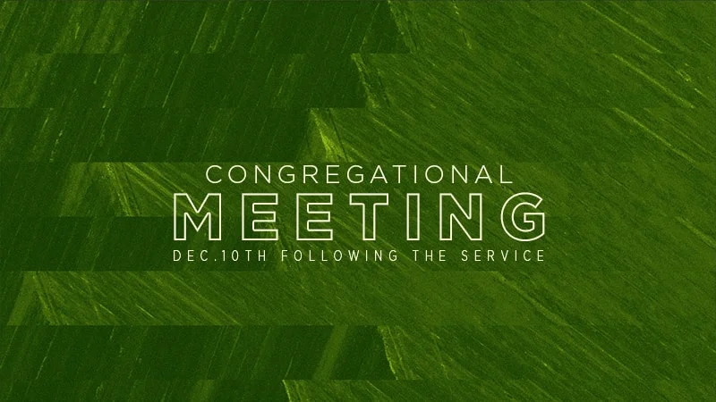 Congregational Meeting