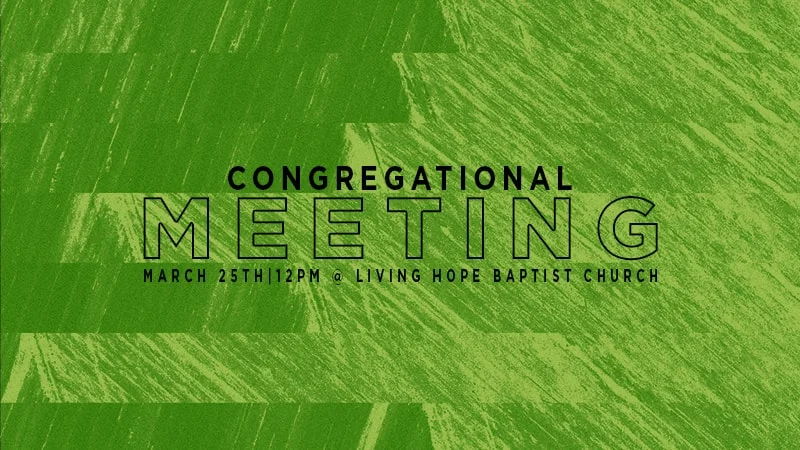 Congregational Meeting