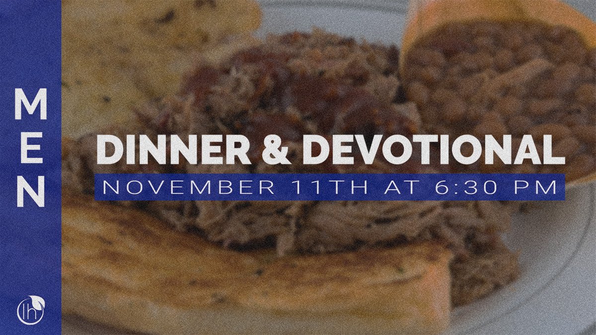 Men's Dinner &amp; Devotional