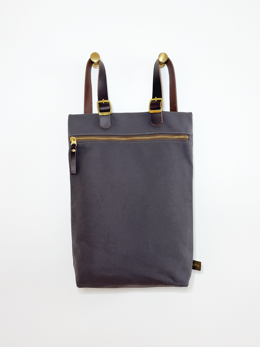 adult leather backpack Walker Leather Backpack