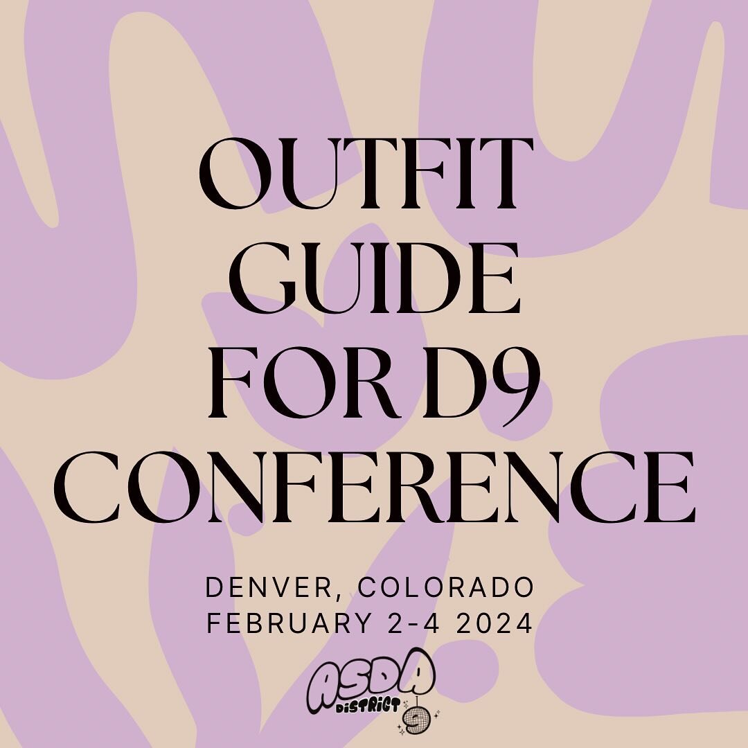 ATTENTION ❕
Here&rsquo;s some inspo on what to wear if you&rsquo;re attending the 2024 D9 Conference in Denver, CO. 
🪩Friday Night Social: Disco attire (we encourage everyone to come out in their best groovy outfit) 
🍸Saturday Night Social: Cocktai