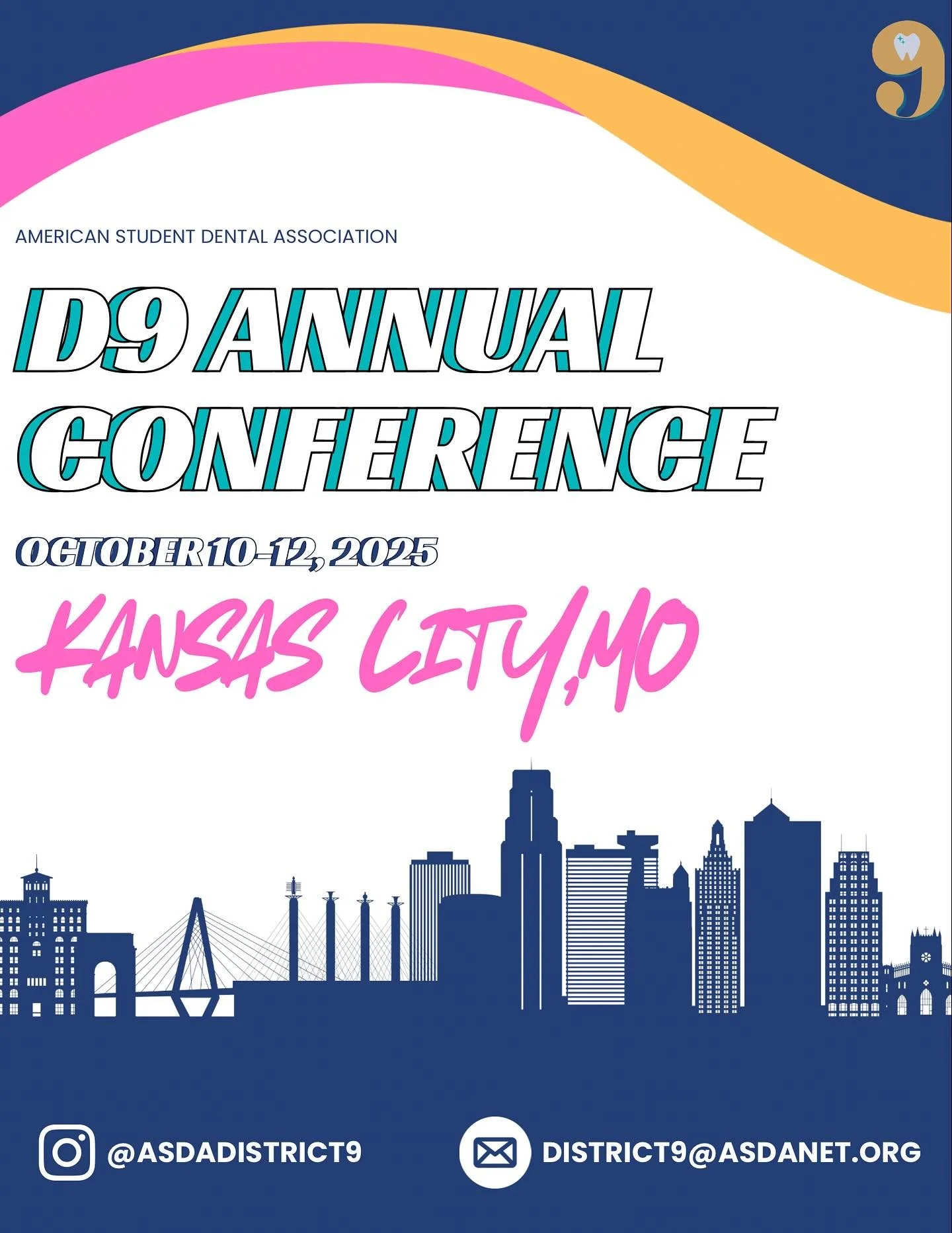 ✨ The Official District 9 Conference Guide is HERE! ✨

We&rsquo;ve got an incredible weekend lined up, including inspiring speakers, engaging sessions, fun socials, and plenty of opportunities to celebrate our love for dentistry.🦷

A HUGE thank you 