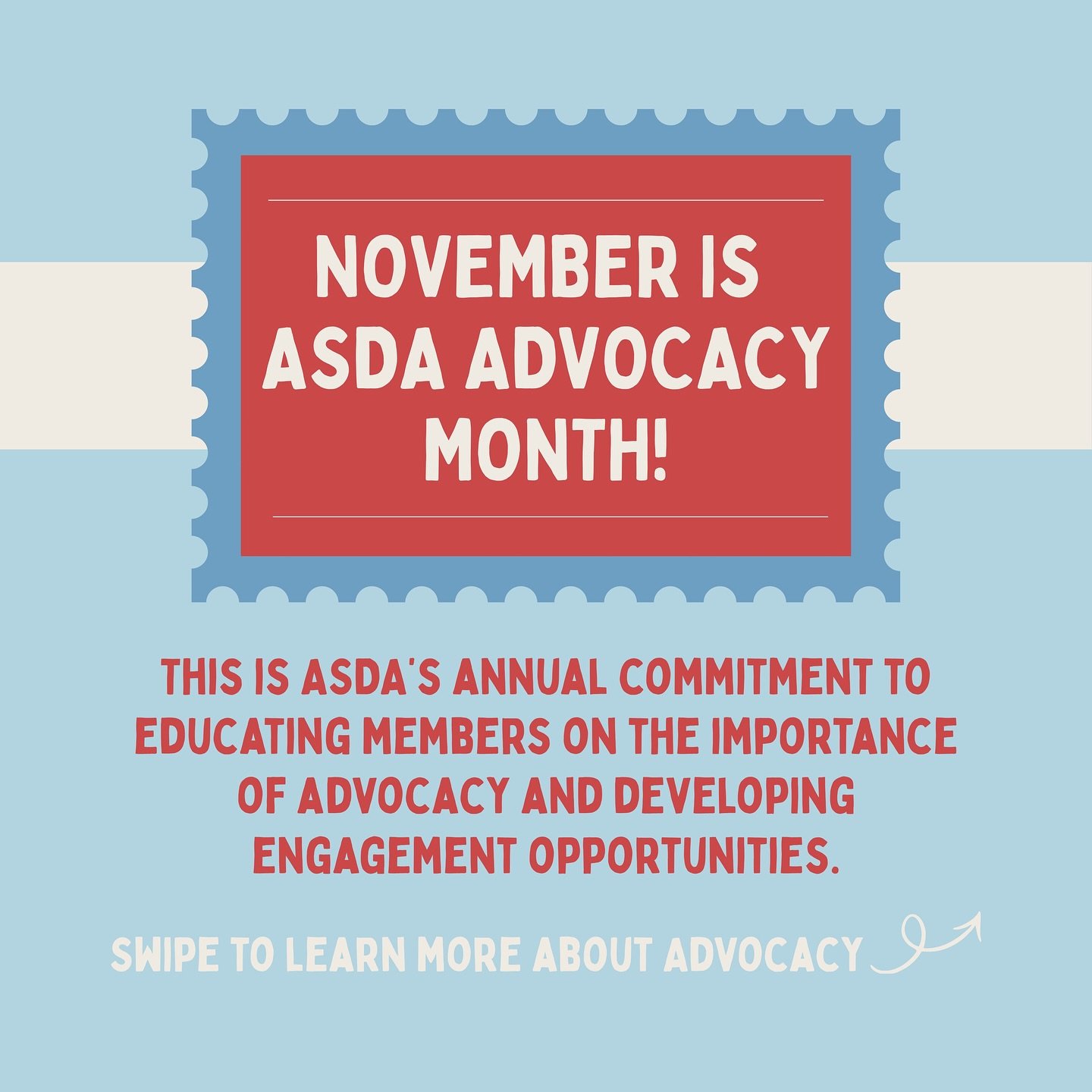 Dental advocacy matters because every law and policy affects how we care for our patients and practice our profession. 🦷💪 When dentists and students speak up, we protect our patients, our profession, and the future of dentistry.
Key Points:
ASDA ad