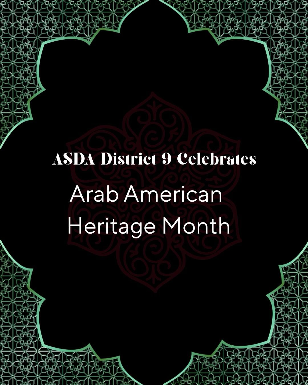 April &ndash; ASDA District 9 celebrates Arab American Heritage Month #arabamericanheritagemonth 

Barriers that Arab Americans/Arab immigrants face in dental care: 
-Lack of insurance / affordable health insurance 
-Language barriers
-Lack of oral h