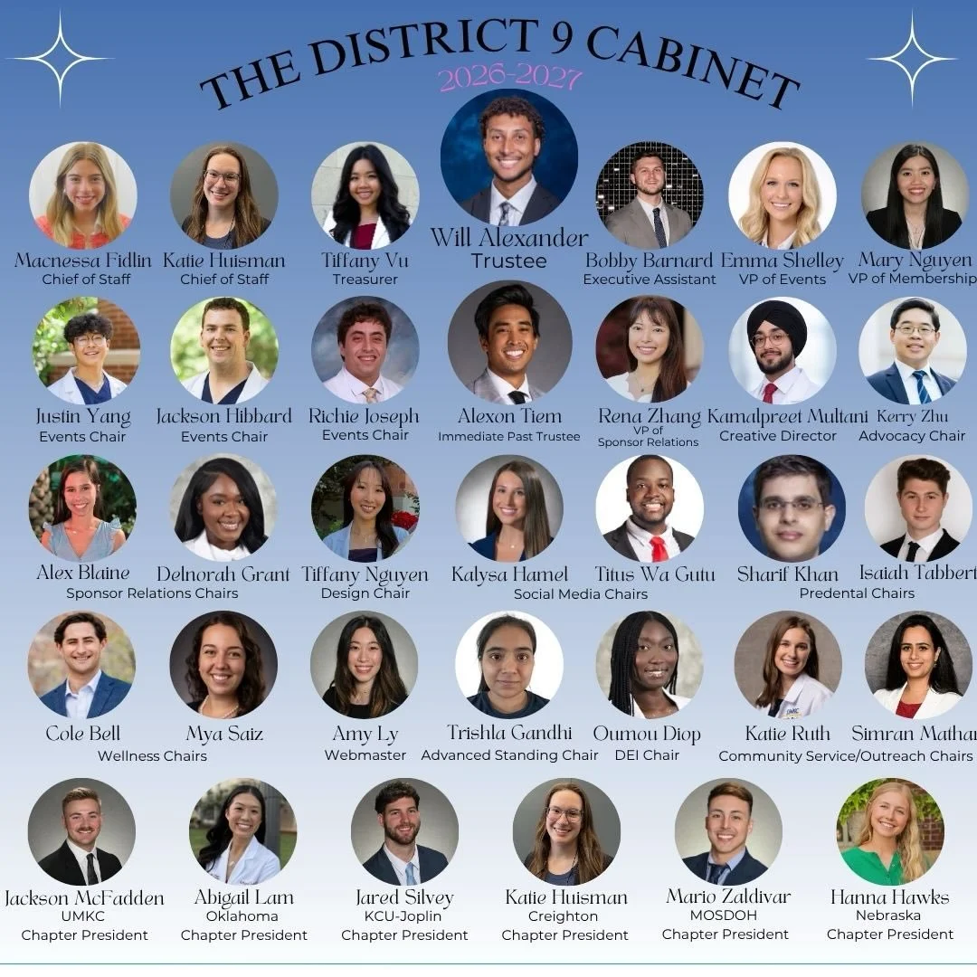 Introducing the 2026-2027 District 9 Cabinet!! #D9sofine