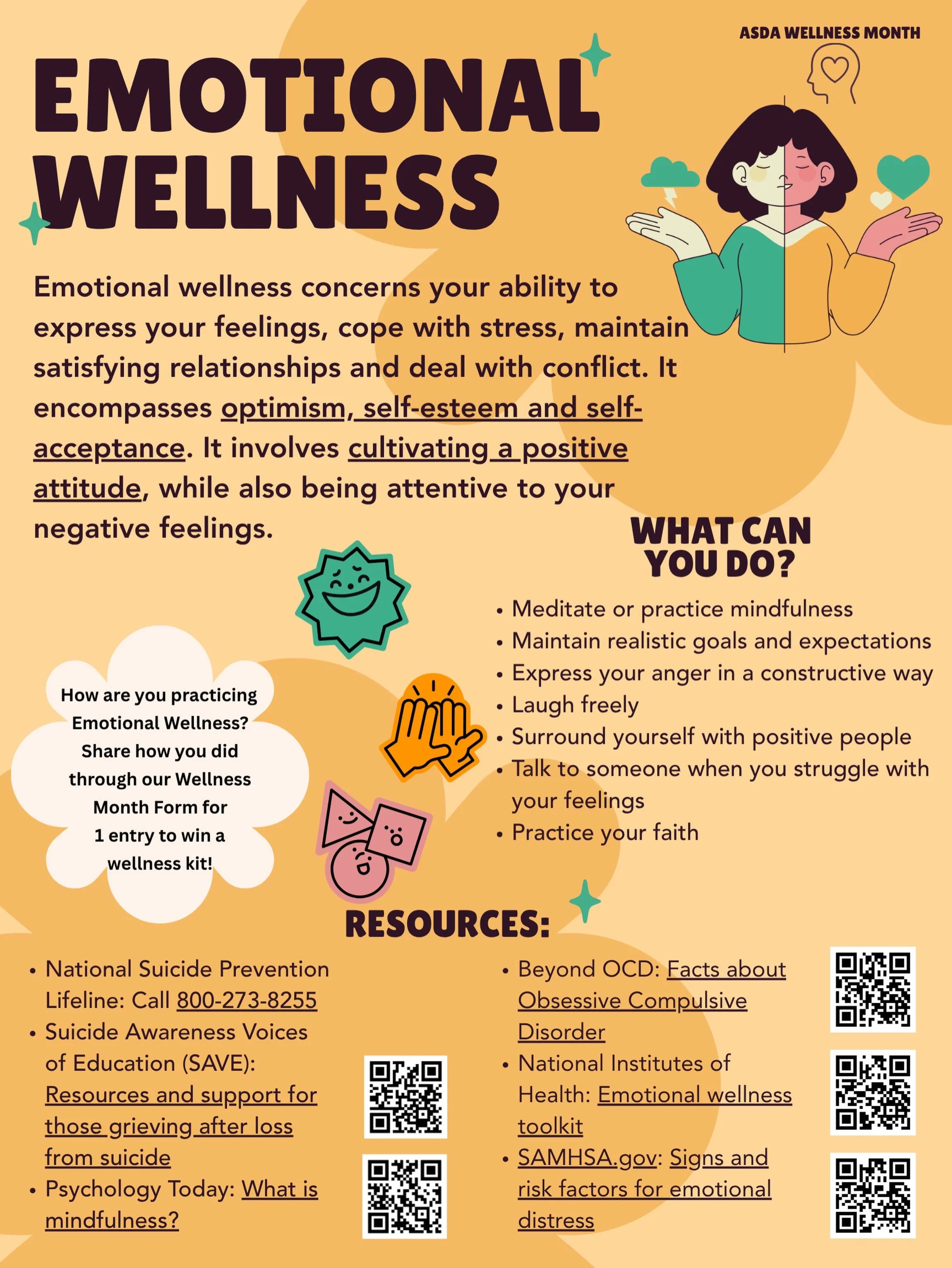 💙 ASDA Emotional Wellness Week 💙
Dentistry is more than caring for smiles &mdash; it&rsquo;s about caring for ourselves, too. 🦷✨

This week, let&rsquo;s take a moment to check in with ourselves, prioritize our well-being, and remember that it&rsqu