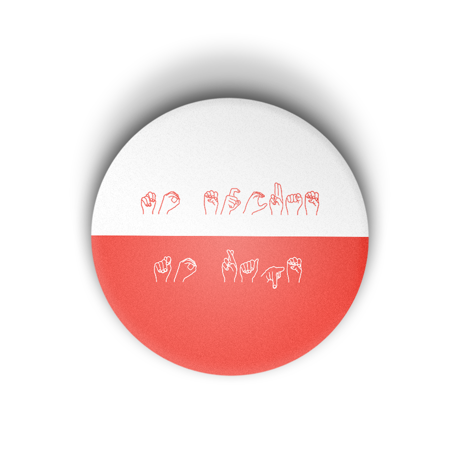 No Excuse Multi Language Button Sets — Peace Over Violence