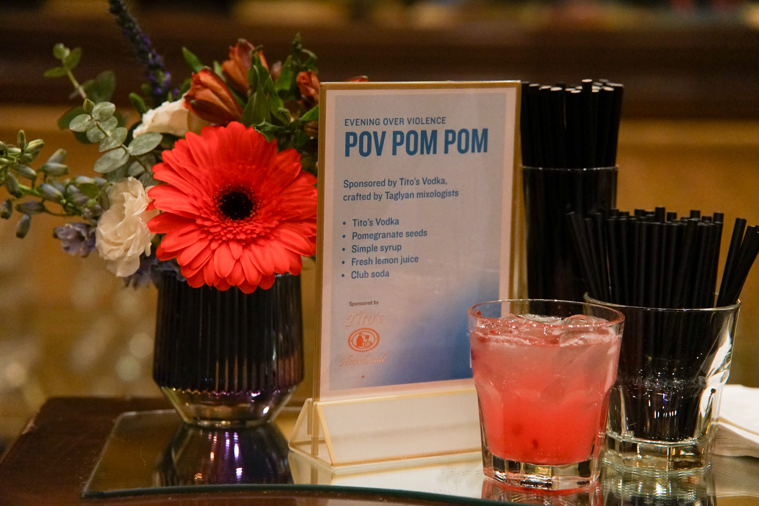 The POV Pom Pom, the EOV cocktail of the night