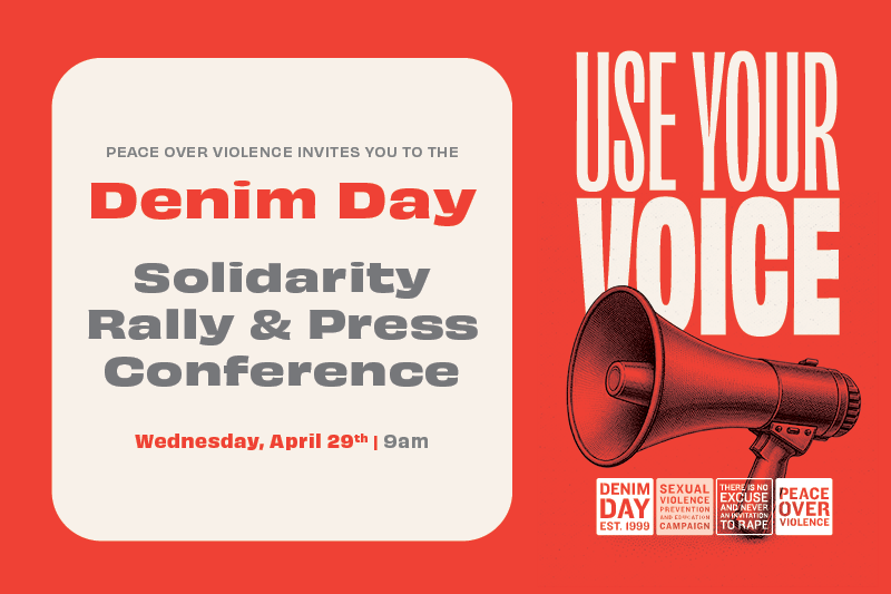 Denim Day Solidarity Rally &amp; Press Conference