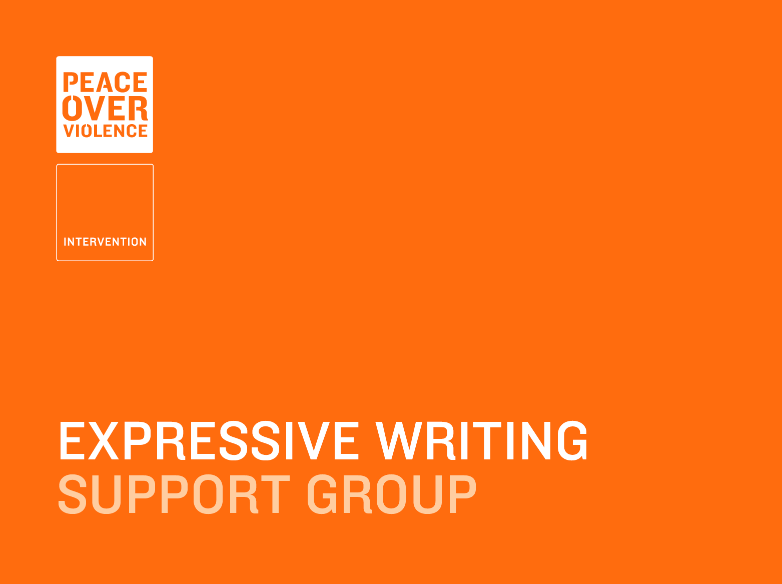 Expressive Writing Group