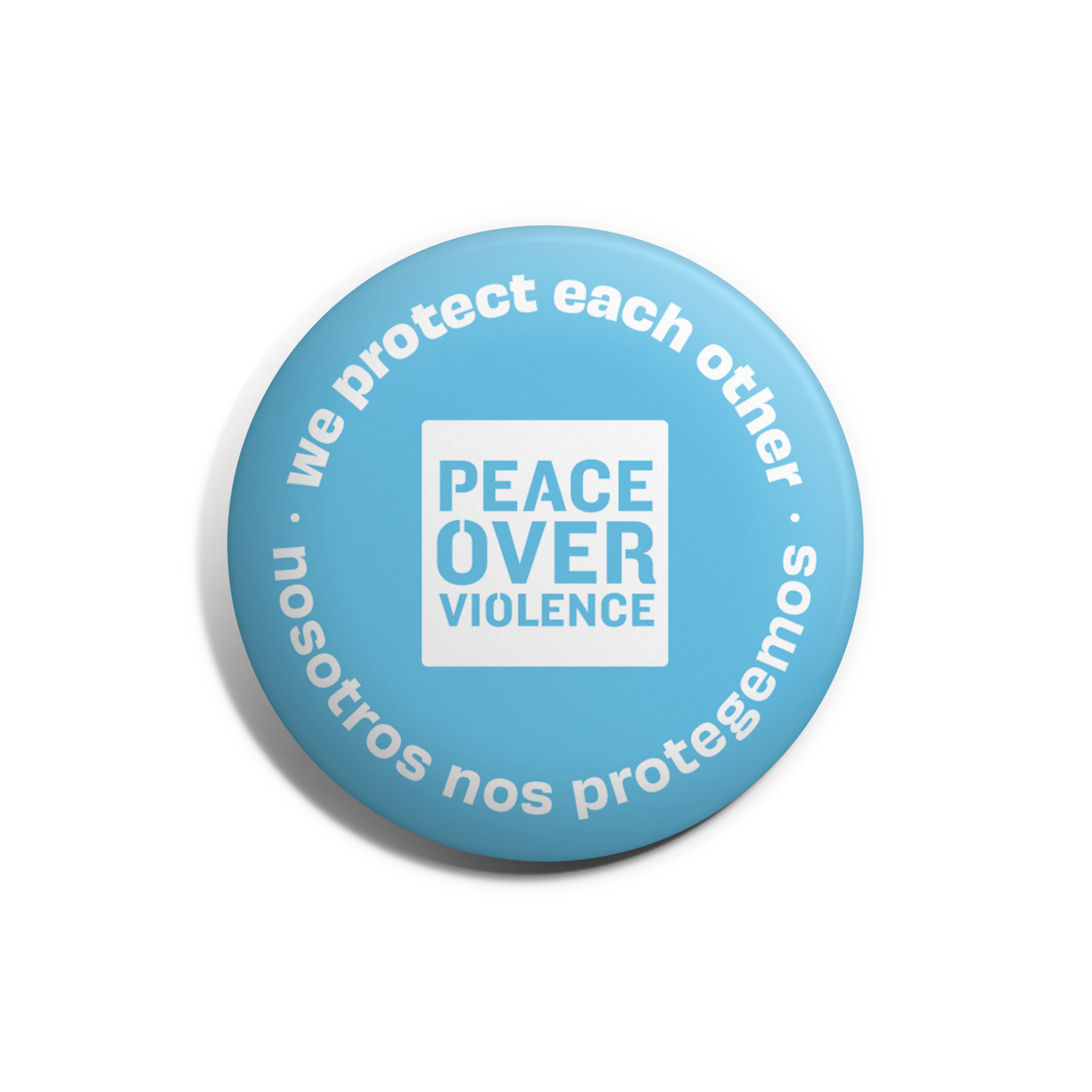 Protect Each Other Bilingual Button (Set of 50)