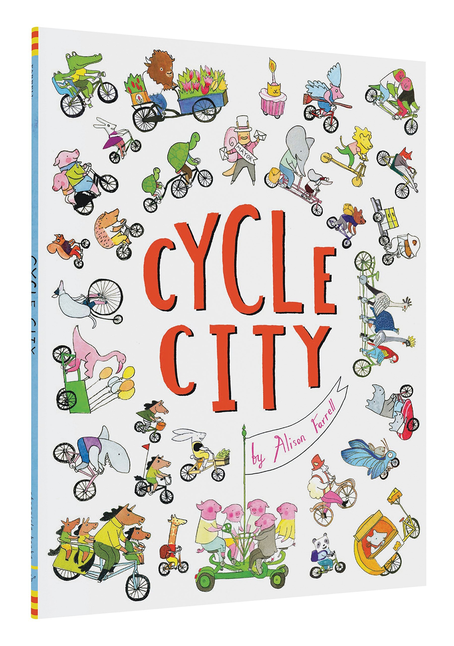Cycle City is a great book choice for preschoolers in speech therapy.