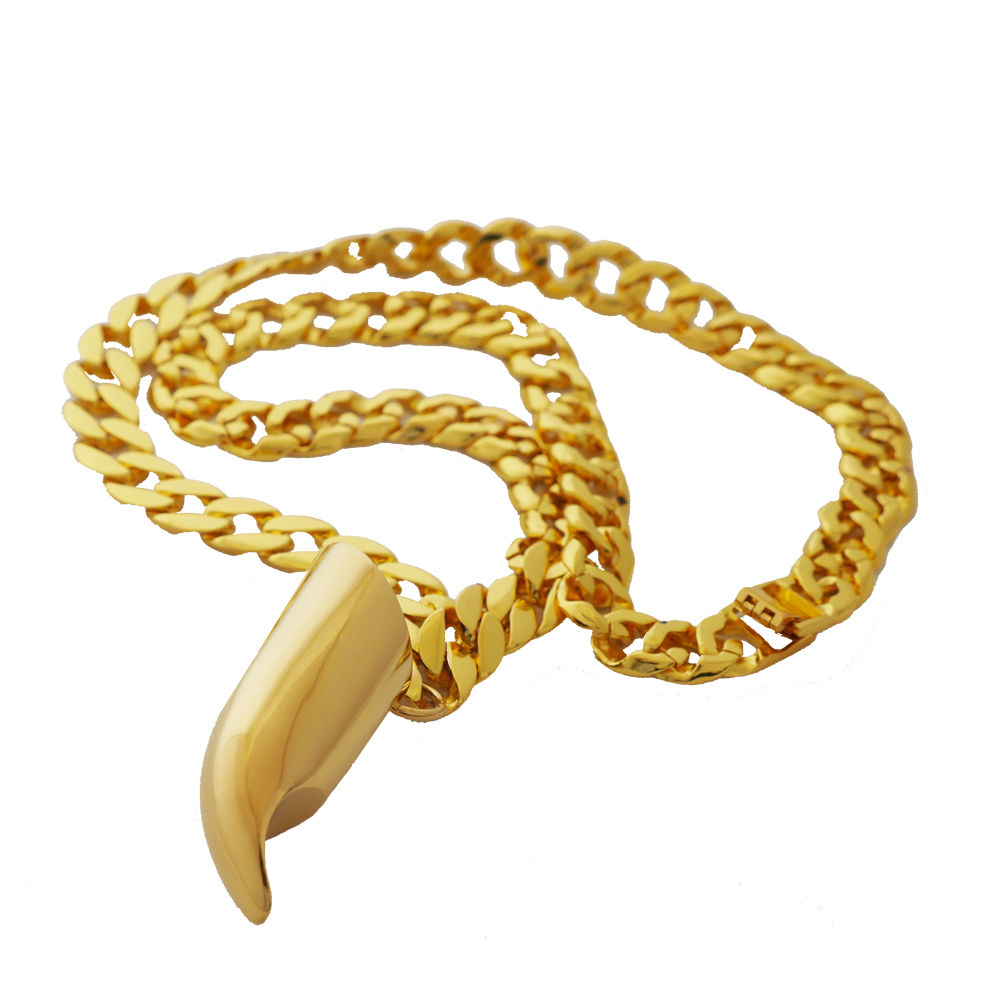 24ct CLAW CHARM with CHAIN