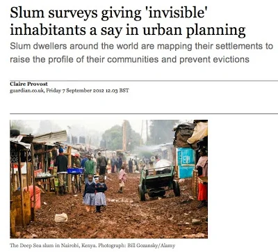 Slum Surveys: Making the Invisible Visible