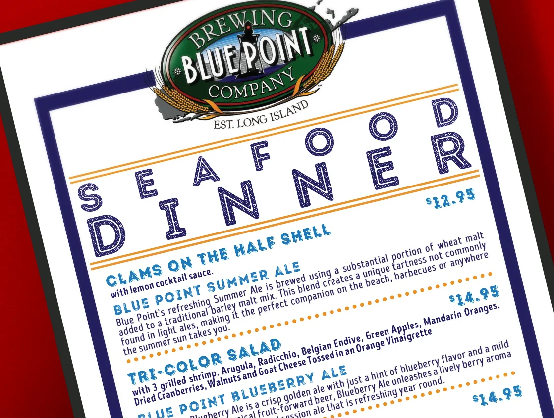 Blue Point Dinner Events