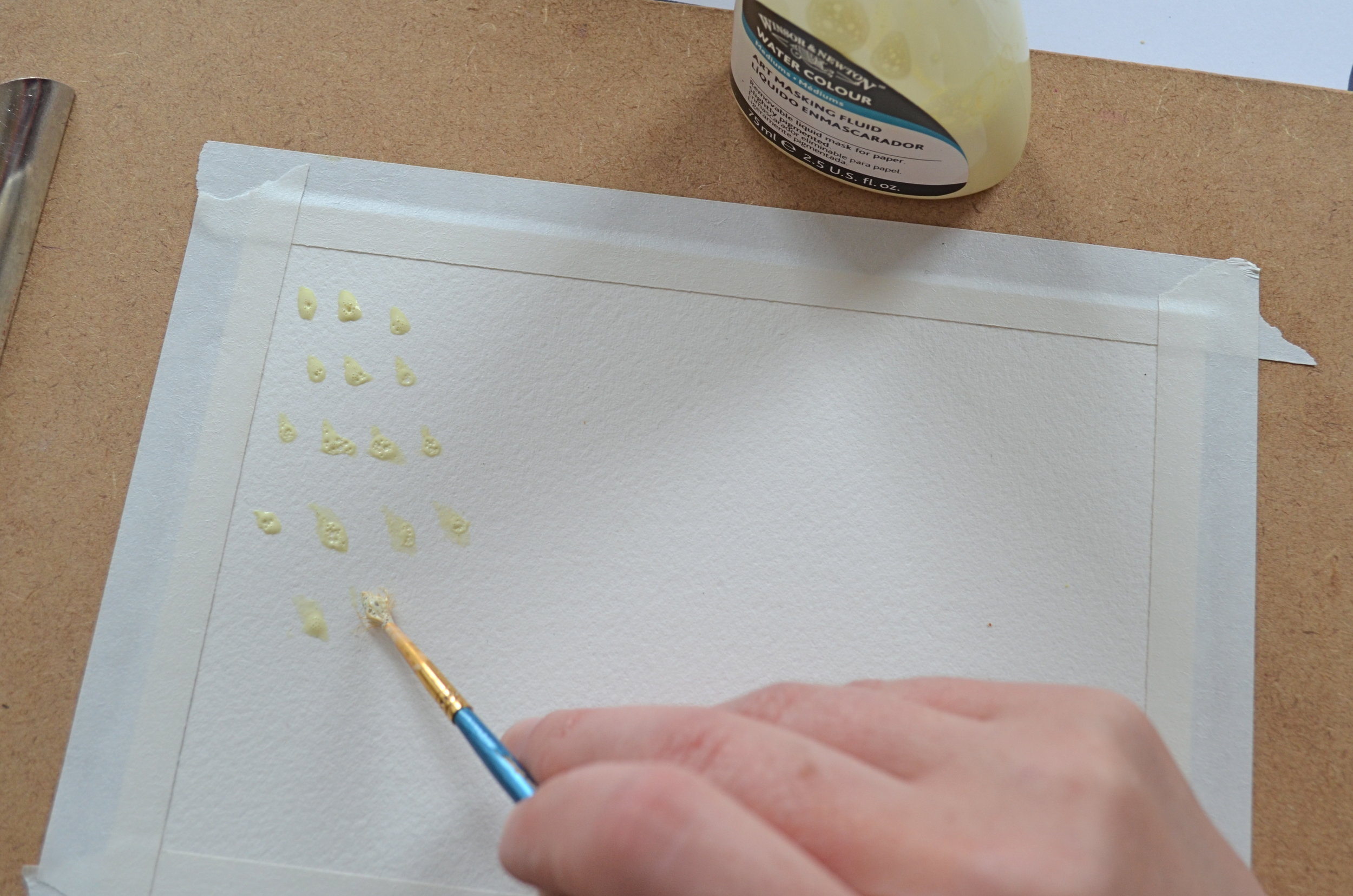 A Simple Guide to Using Masking Fluid with Watercolors — The Last Pigment