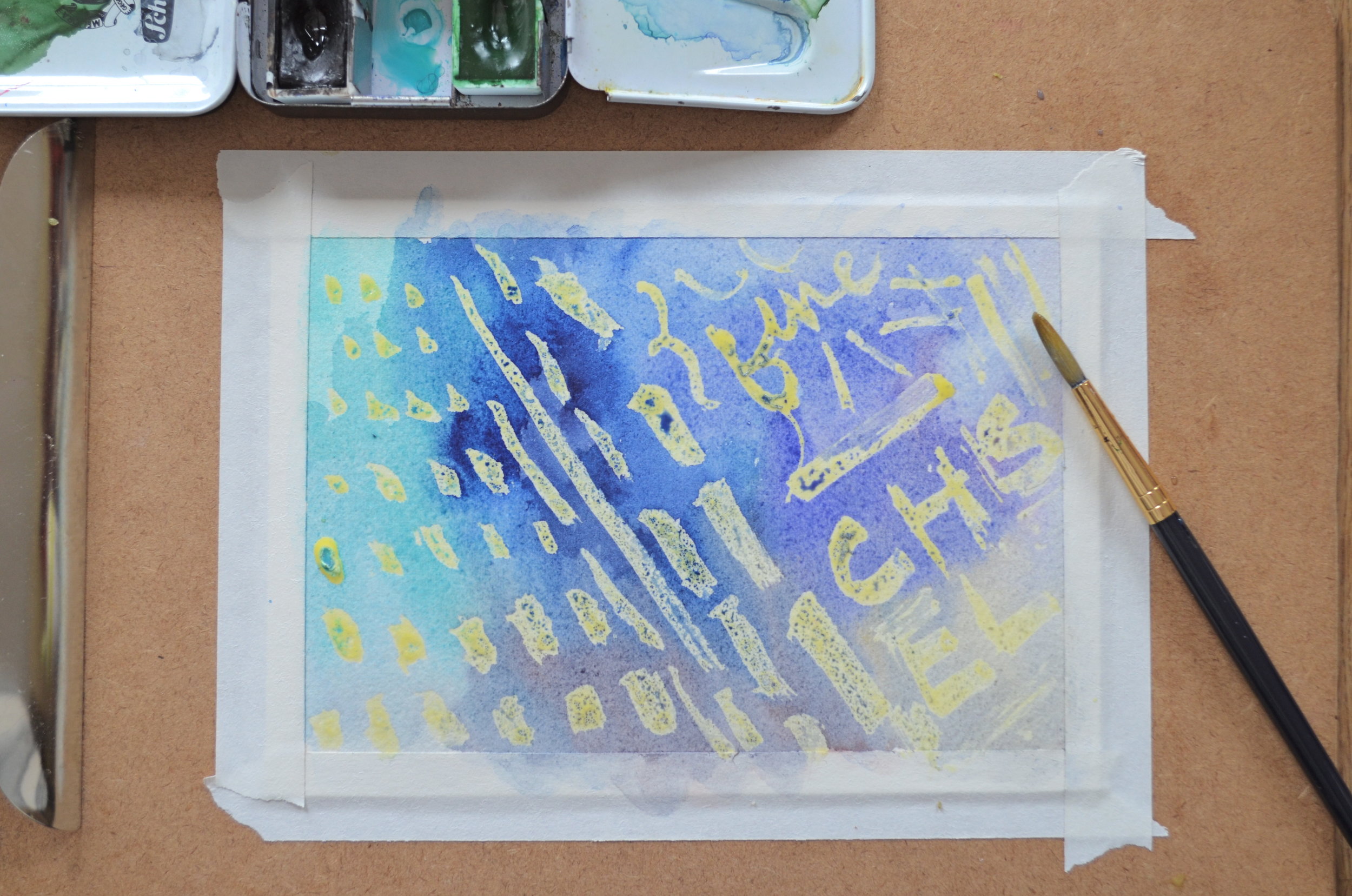 Watercolor Tutorial: How to Use Masking Fluid — Marissa Huber