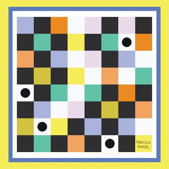 marissa-huber-chess-license-art-checker-checkerboard-skate-rainbow-yellow.jpeg