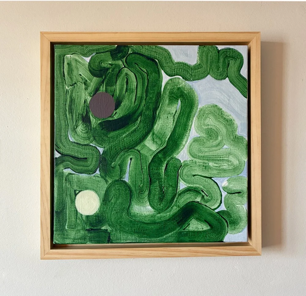 Feel, 30 x 30 cm, Custom Framed, Acrylic on Canvas, $800 AUD / 500€, Shipped from Australia