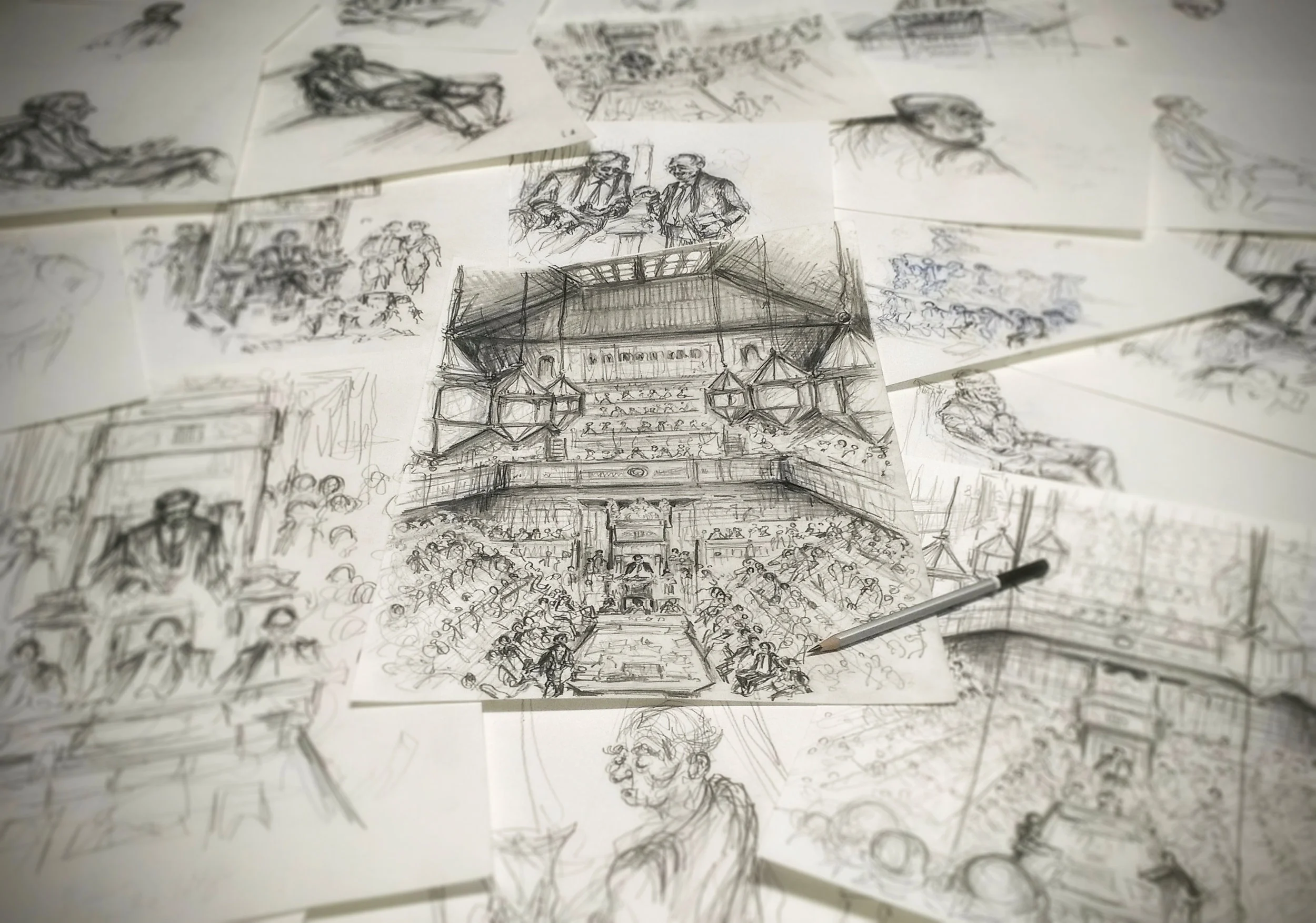 The Mother of Parliaments: Drawing at the House of Commons