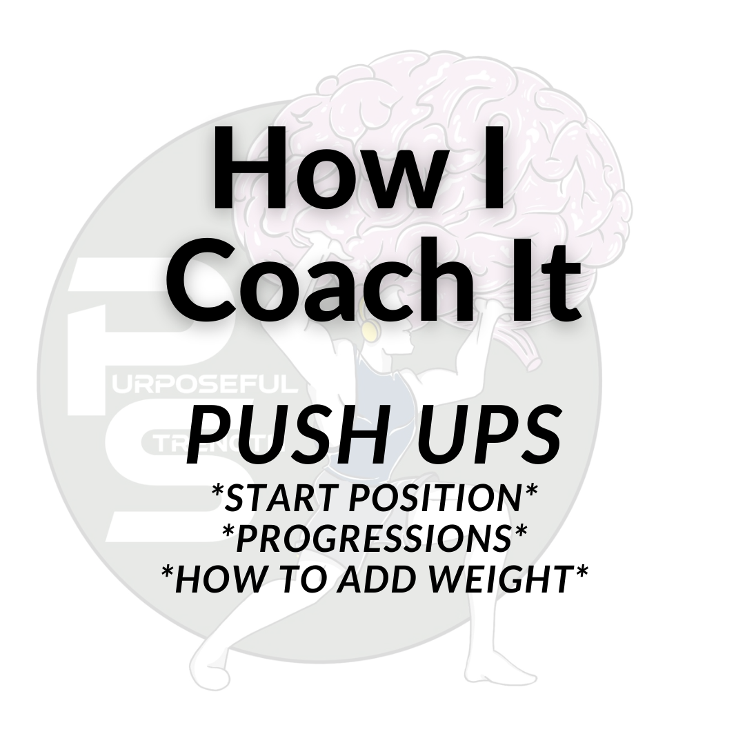 How I Coach It: Push Ups — Vermont Personal Trainer Specializing in 1 ...