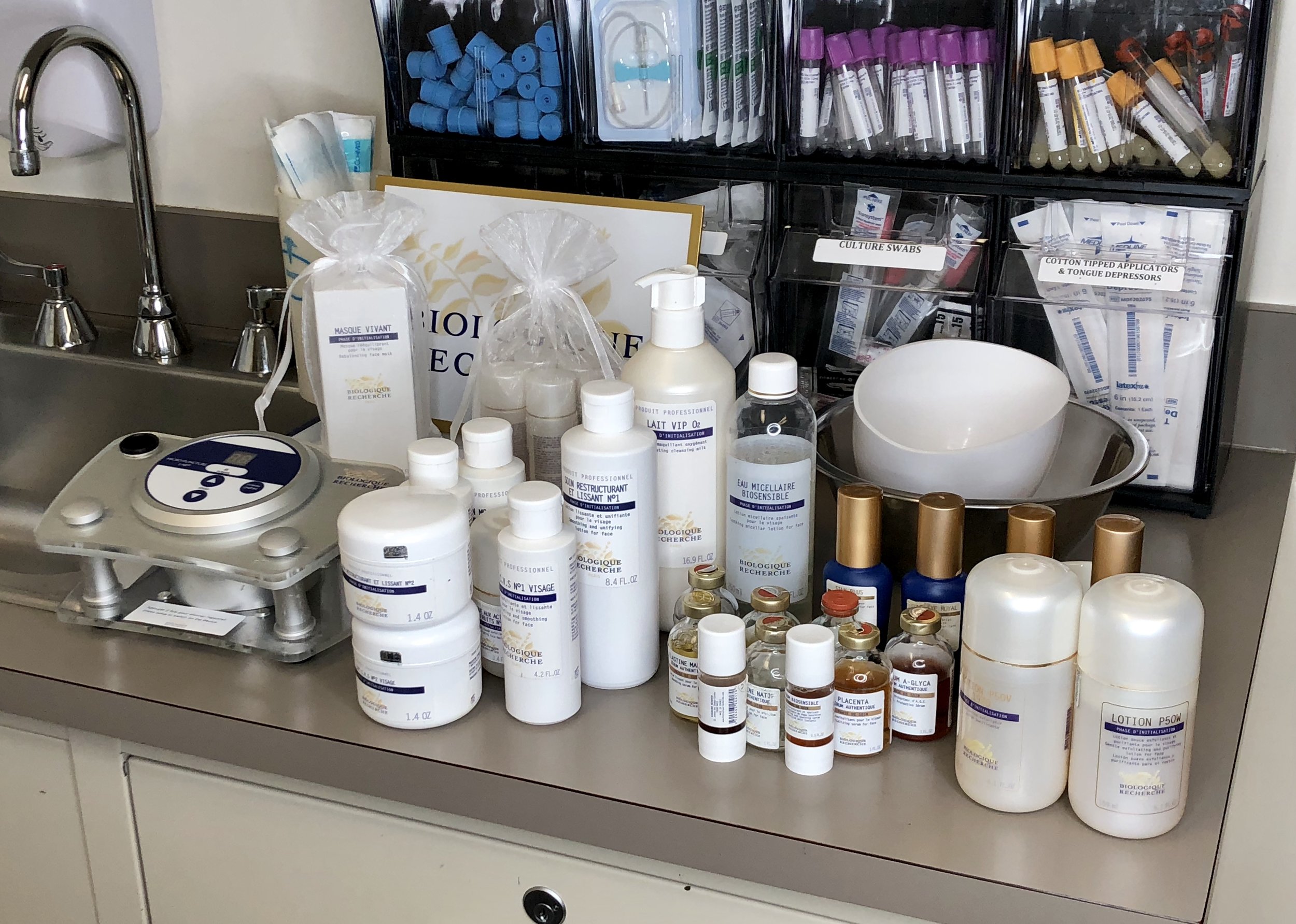 Pop-Up Biologique Recherche Spa at Dr Z's office