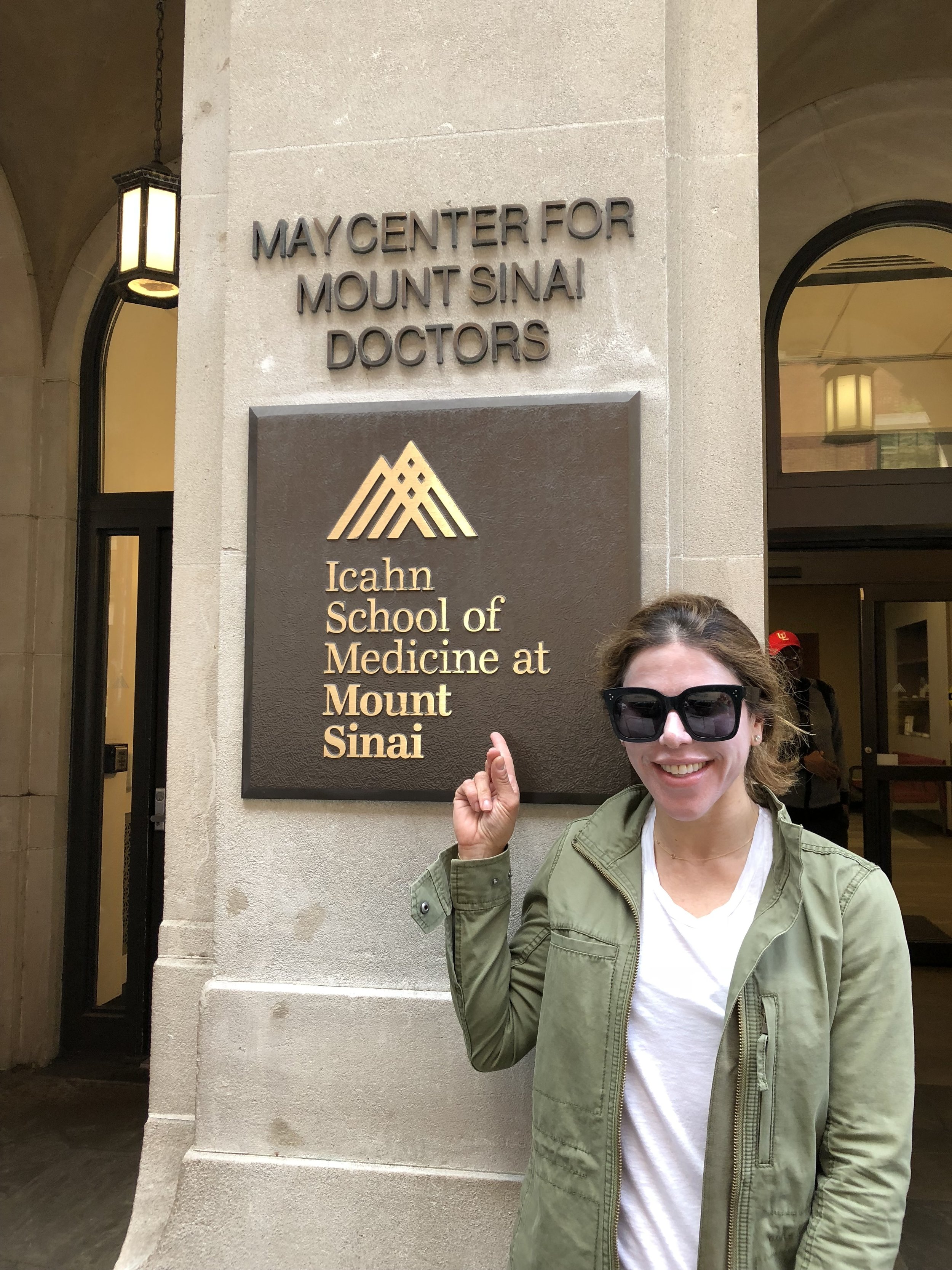 Immediately after the laser on my walk home - looking a little scary because I coated my face in the Cicaplast !