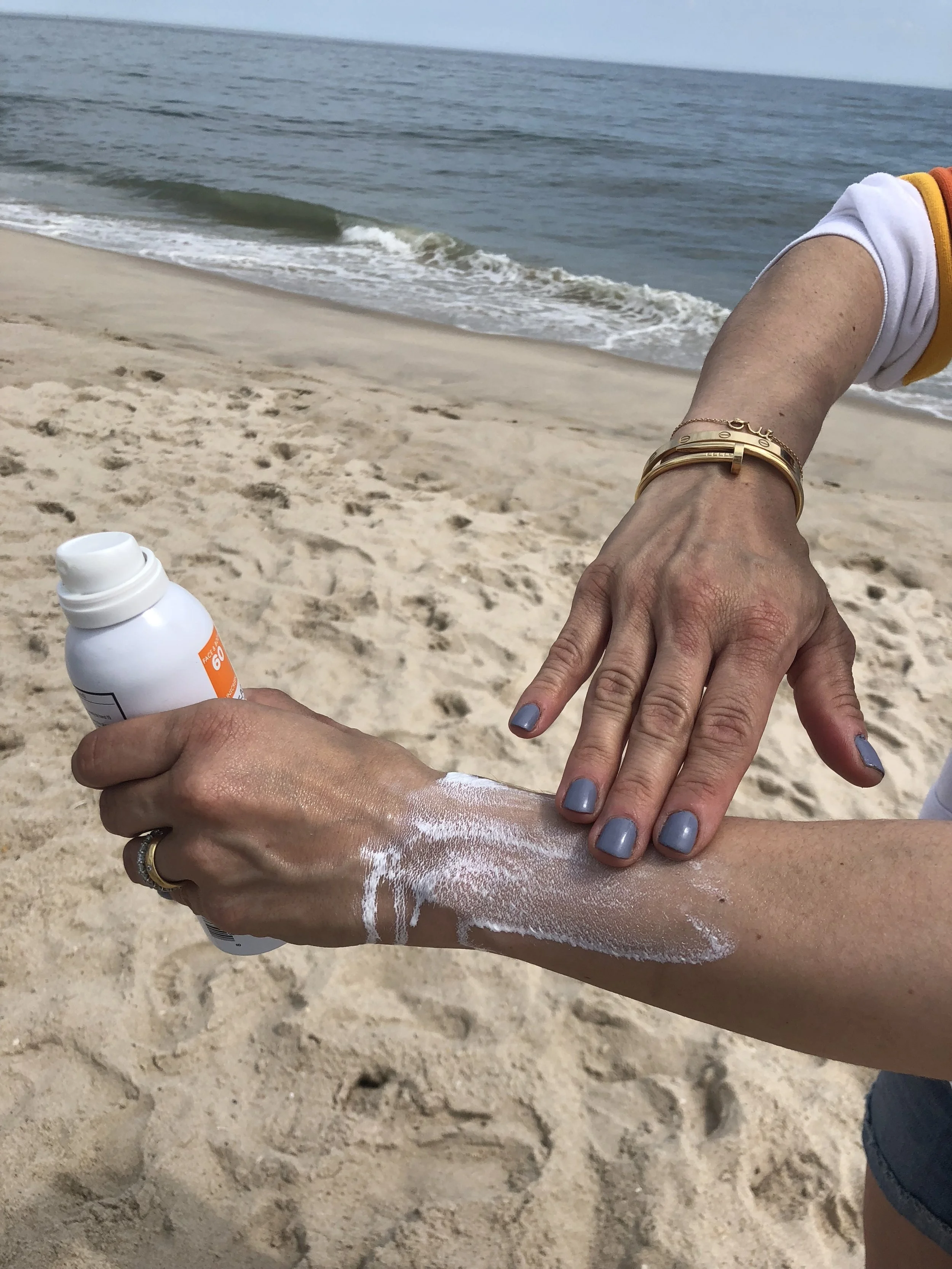 This La Roche Posay sunscreen is a spray on lotion that feels great on the skin