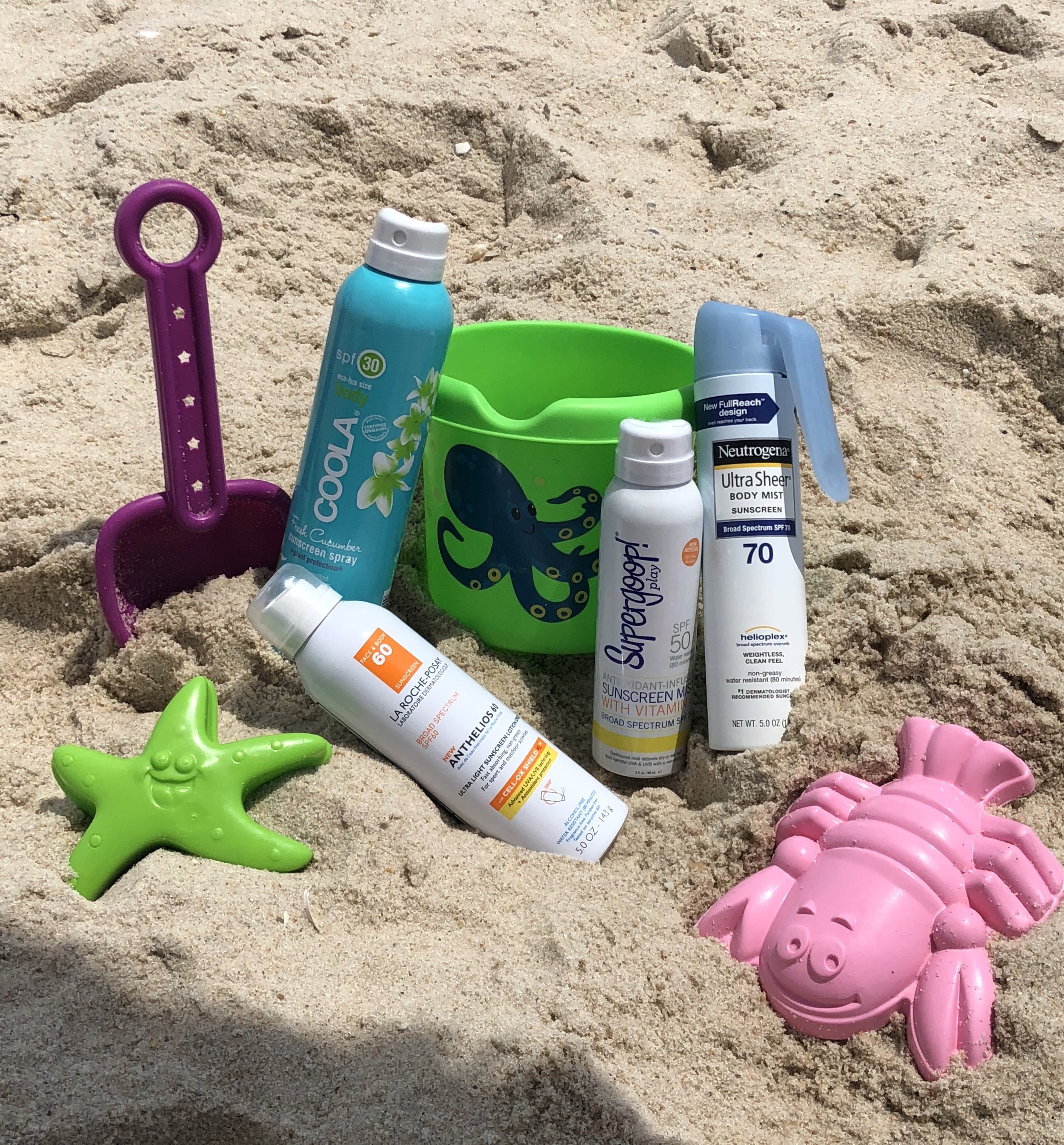 We can call this image "Flat Lay at the Beach"