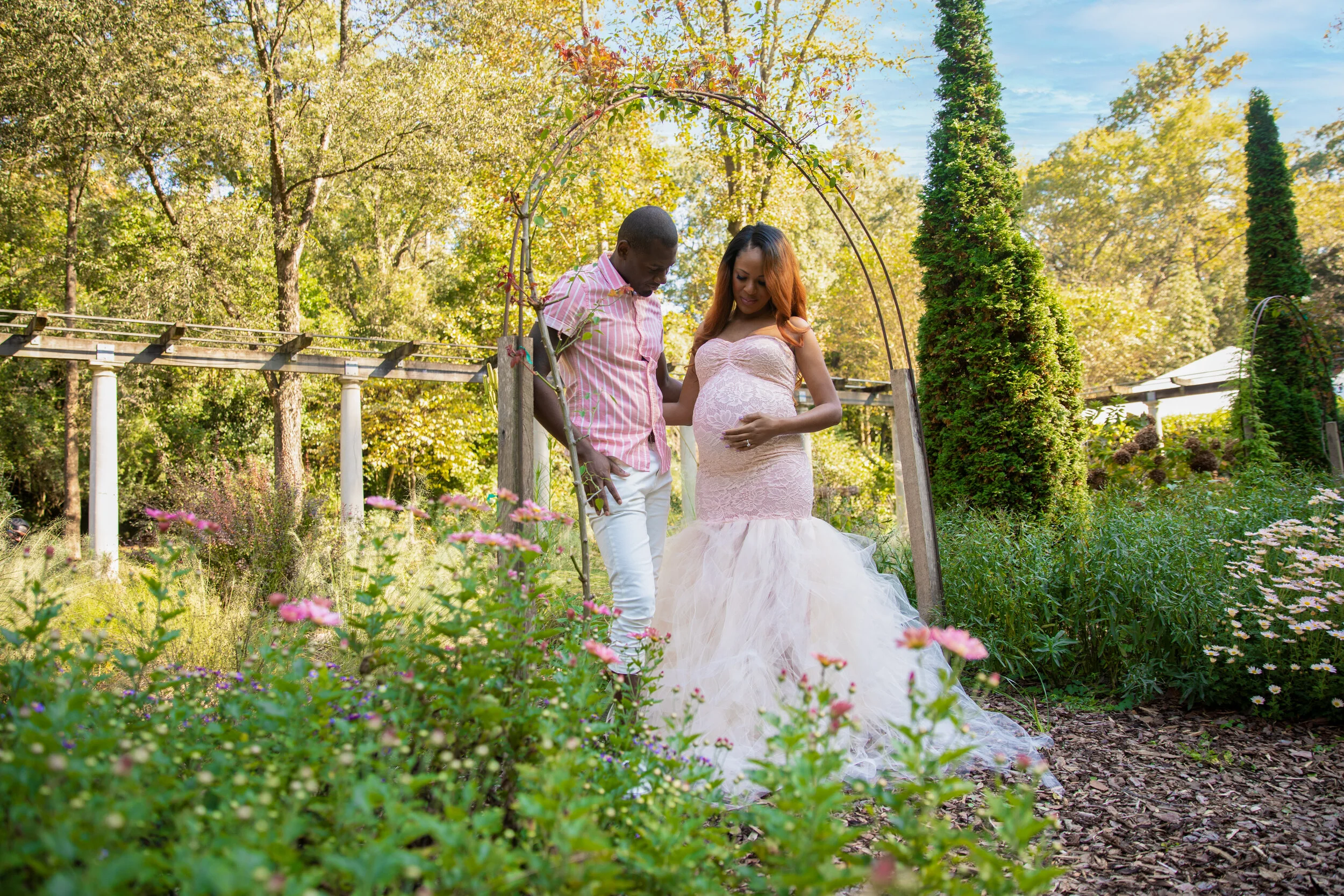 Eboni + Rodney Maternity Session | Cator Woolford Gardens
