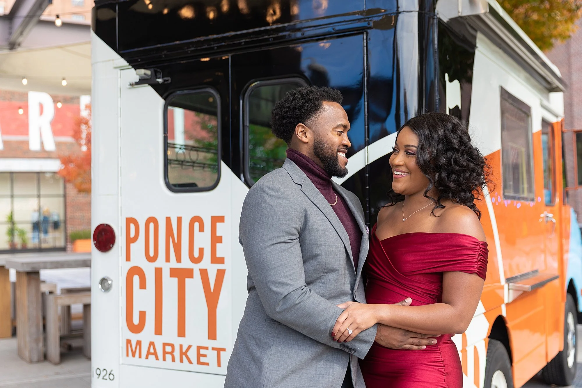 Bri + Treavor Engagement | Ponce City Market | Atlanta, GA