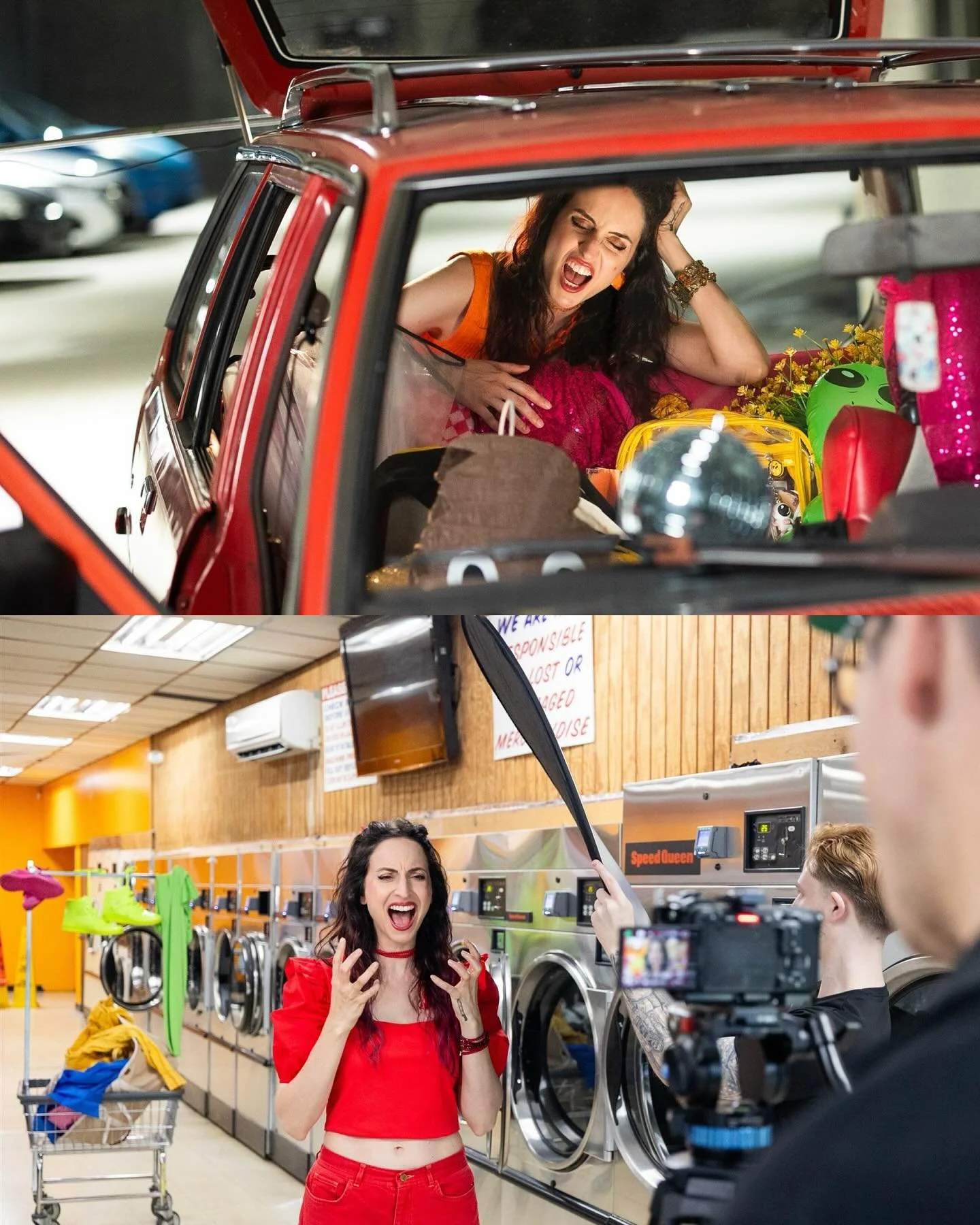 🌧️ I Think I Think Too Much BTS!! 

Included 10+ Nashville location.  It was a rainy, chaotic &amp; even included a tornado watch but the vibes were immaculate I&rsquo;d do it all again 🖤

@nadiavaeh video directed by @jbedtz 

#elizabethpagephotog