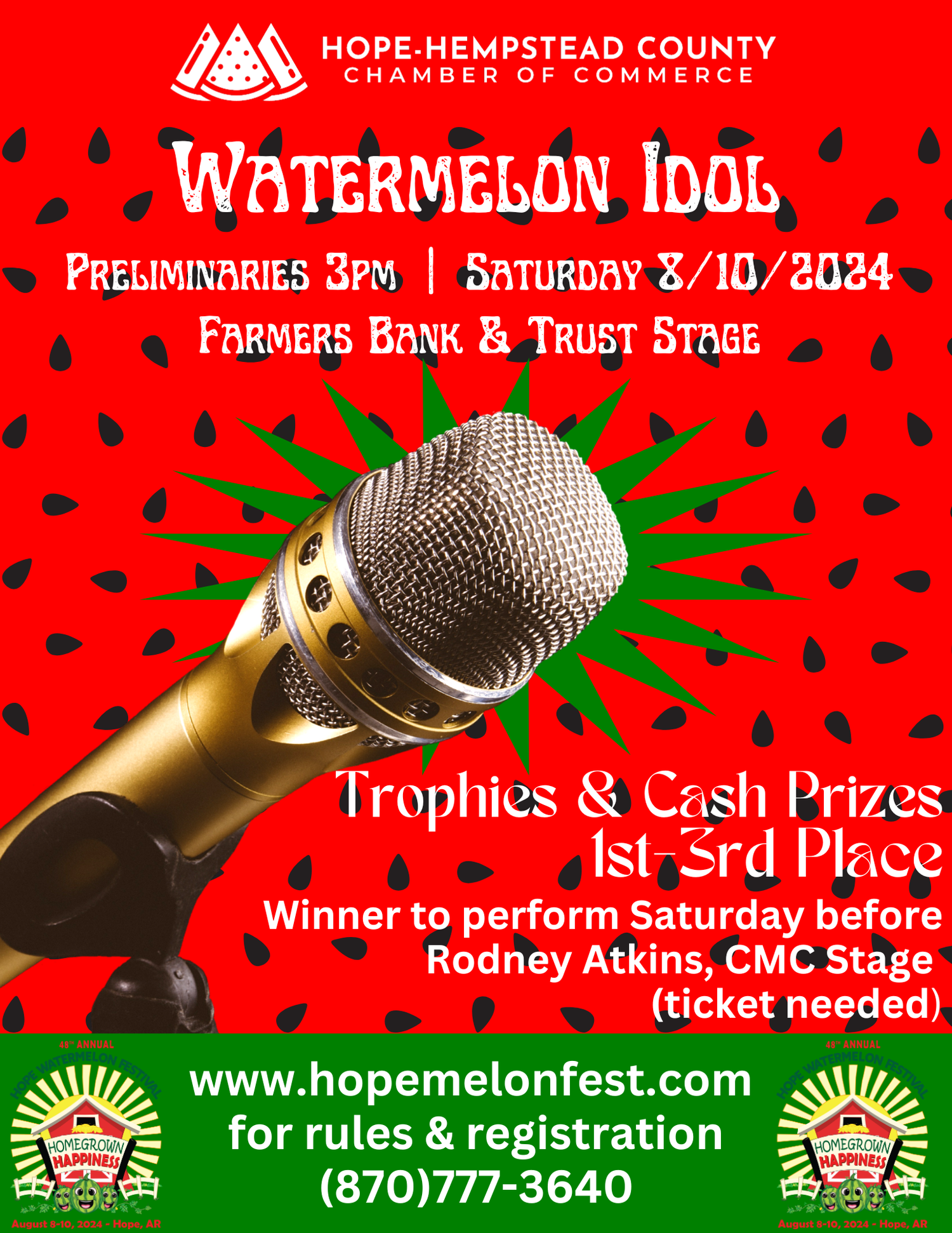Watermelon Idol — 49th Annual Hope Watermelon Festival - August 7-9, 2025