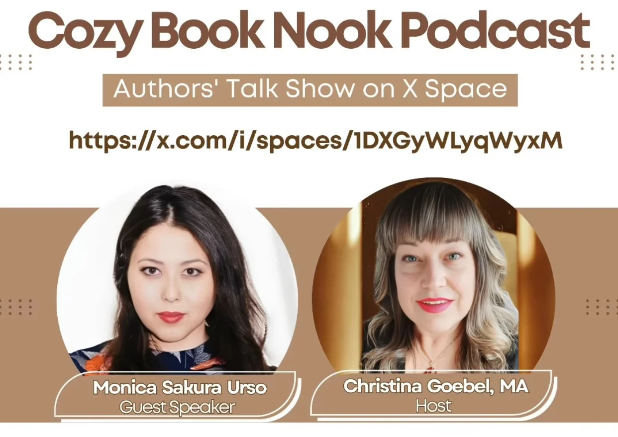 Guest Speaker on Book Nook Podcast: Author’s Talk Show on X Space