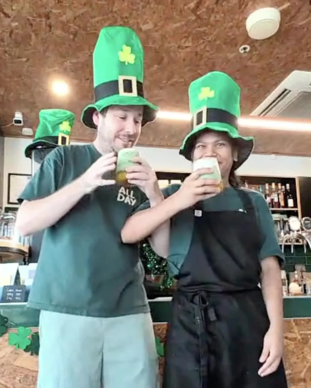 The luck was real today ☘️

Thank you to everyone who celebrated St. Patrick&rsquo;s
with us at ALL DAY.

Our specials are still running until March 22! Don't
miss it.

🍳 Full Irish Breakfast
🍅 Emerald Fried Green Tomatoes
🥔 Craic Potatoes
🍸 Sham