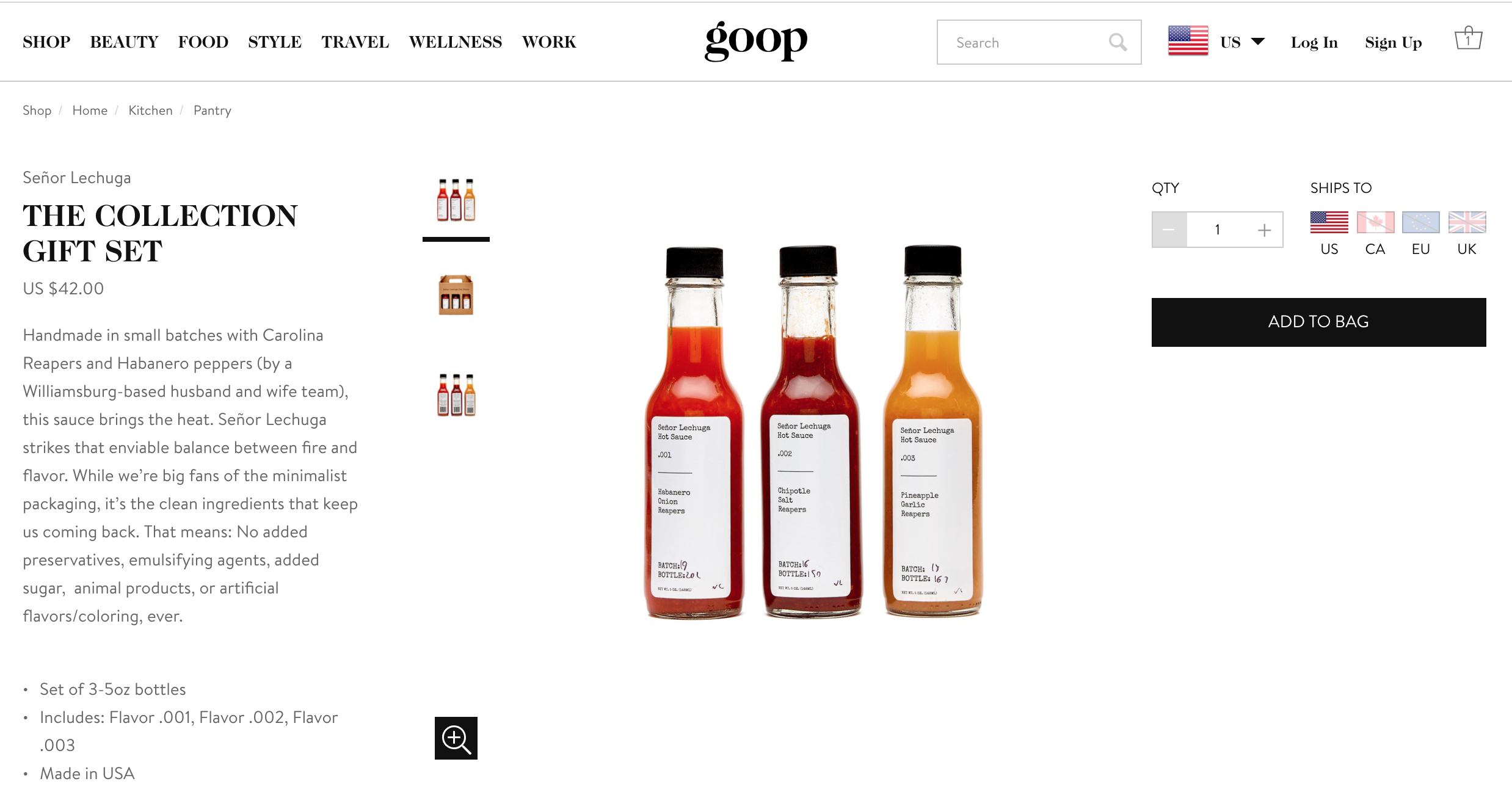 Goop The Cook’s Gift Guide - 2018 Ultimate Holiday Gift Guide "En fuego."