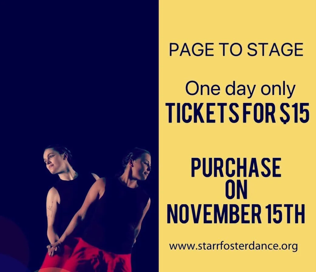 Heads up! We are releasing a limited number of tix at $15 on the 15th (Tuesday). We open in 3 weeks&hellip;December 1st, 2nd &amp; 3rd for 4 performances.
.
.
Dancers: @200somthinboiledeggs @mollyfdg @vapta2020 @taylorweeeee @_sophiaberger @ginga_abl