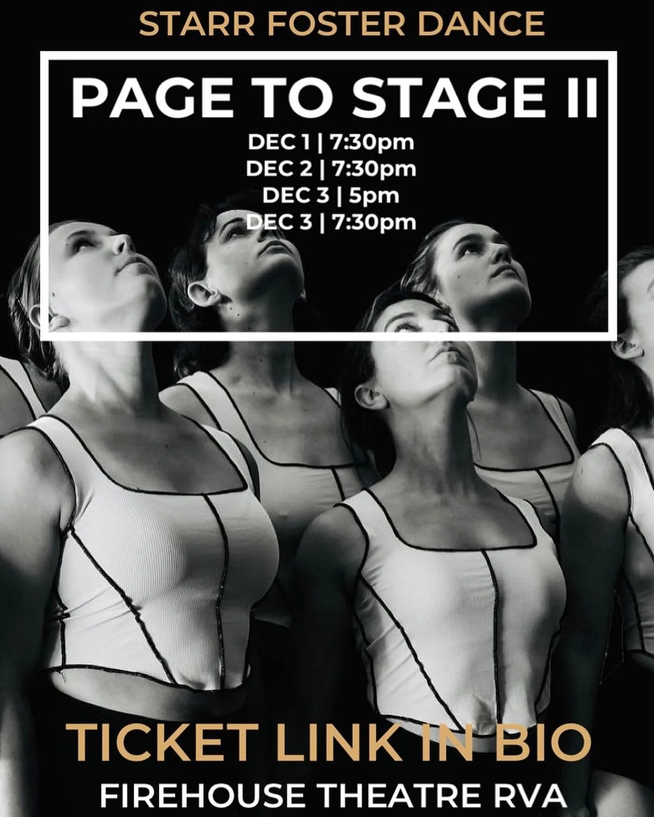 We open Page to Stage in 5 days ⭐️TICKETS⭐️ link in bio &hearts;️
.
.
Dancers: @200somthinboiledeggs @mollyfdg @_sophiaberger @ginga_ablaze @k.m.hernandez @vapta2020 @lanesdeedimi @moscamavro @charlotteebray @taylorweeeee 
.
.
 #dance #dancers #colla