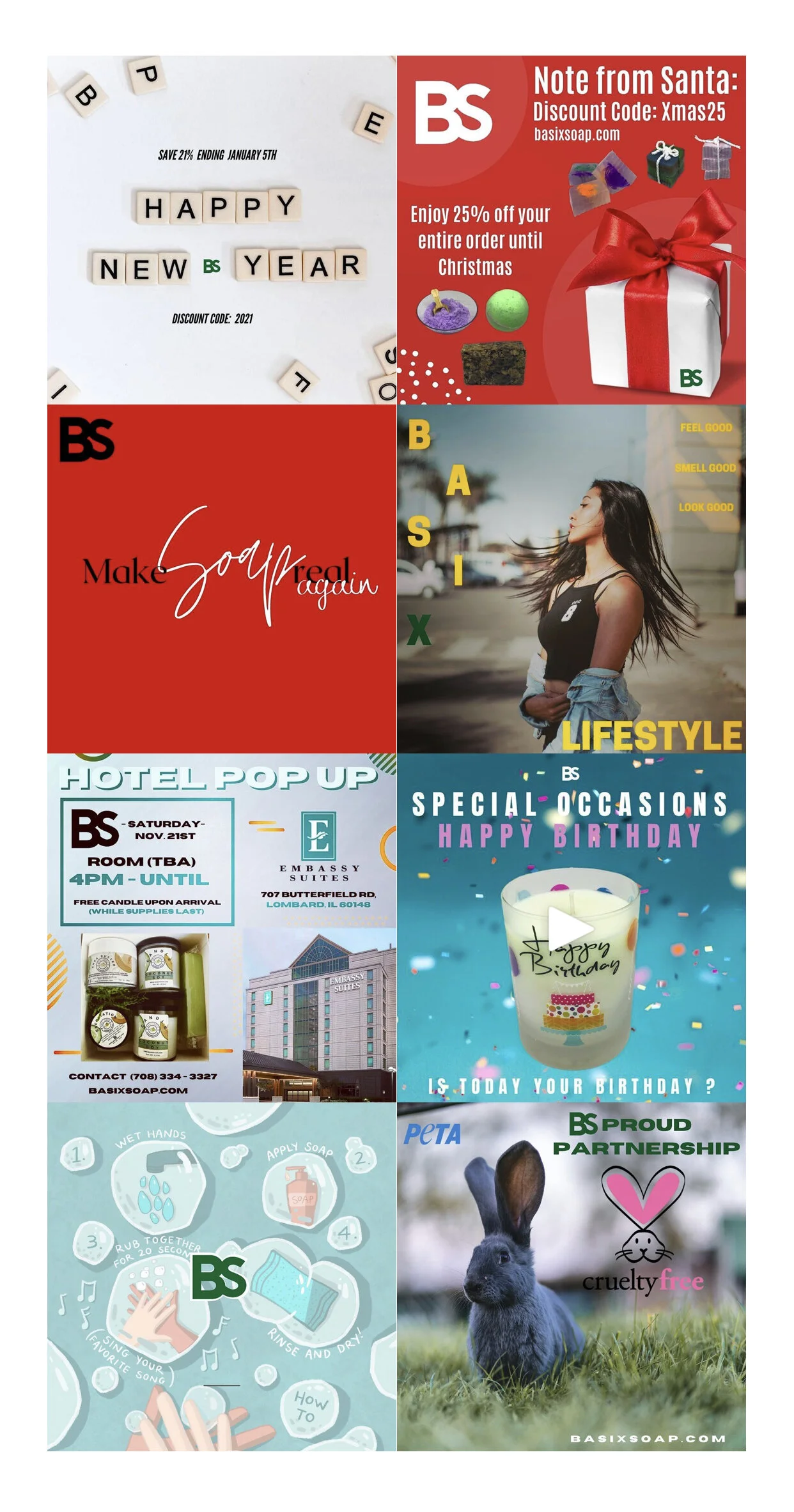 Basix Soap | Social Media Management