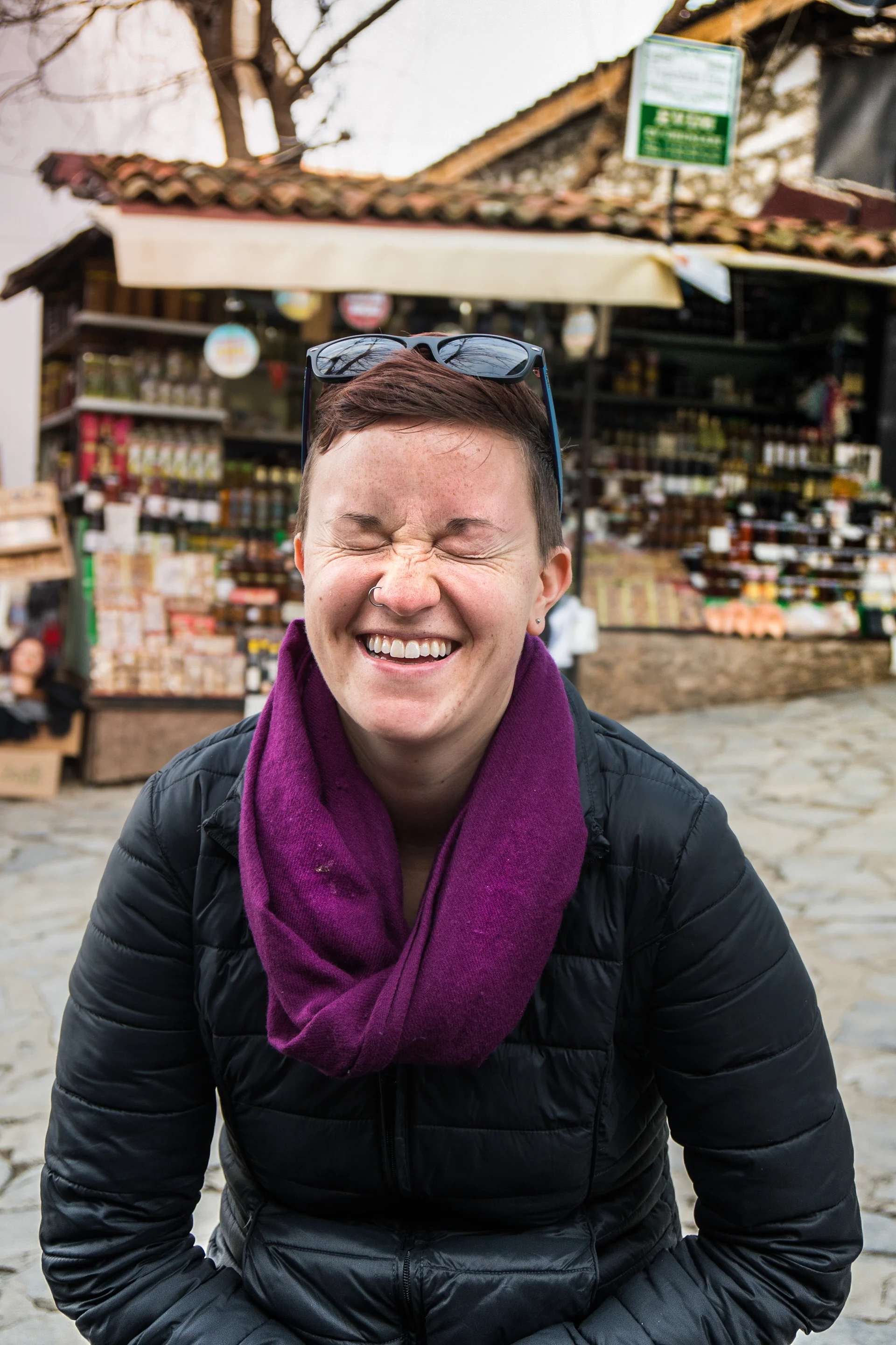 I WAS WITHmy family at our lakeside cabin. my sister and i had this tricycle that we loved, and always talked about riding it down the dock and flying off the edge.being the daredevil, i started peddling down the dock, thinking I could fly to the is…