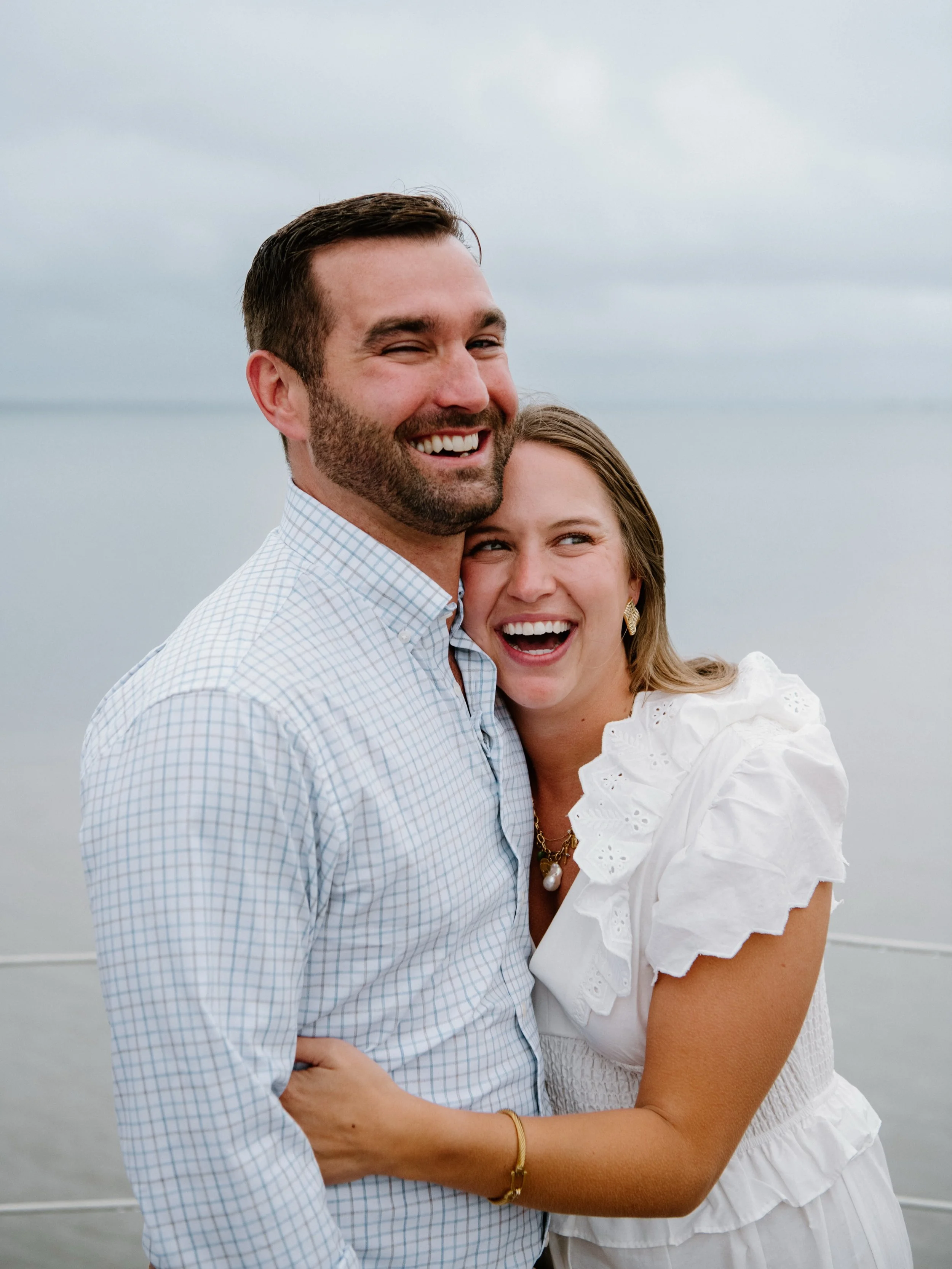 the pure joy on their faces when I took this shot, I knew it was my favorite one. Joe + Carter&rsquo;s proposal on a day that the rain paused for us and literally not a sole around. Love these types of moments 💌 cheers to forever to you two!