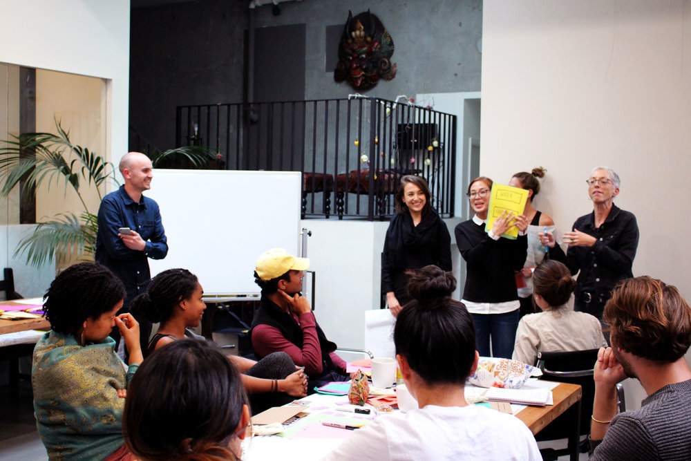 Pitching our prototypes abck to the group