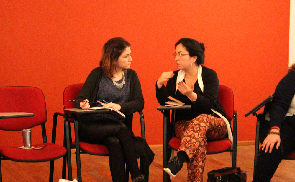 Guli and Marcela connect over their projects