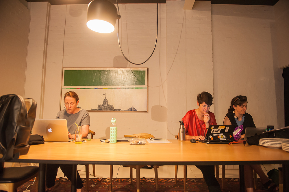 The Un-School Team working hard behind the scenes!
