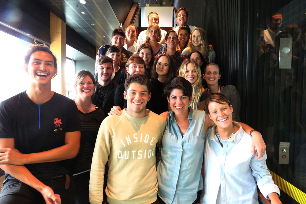 Wrap photo—the full Un-School Melbourne Fellowship cohort and team!