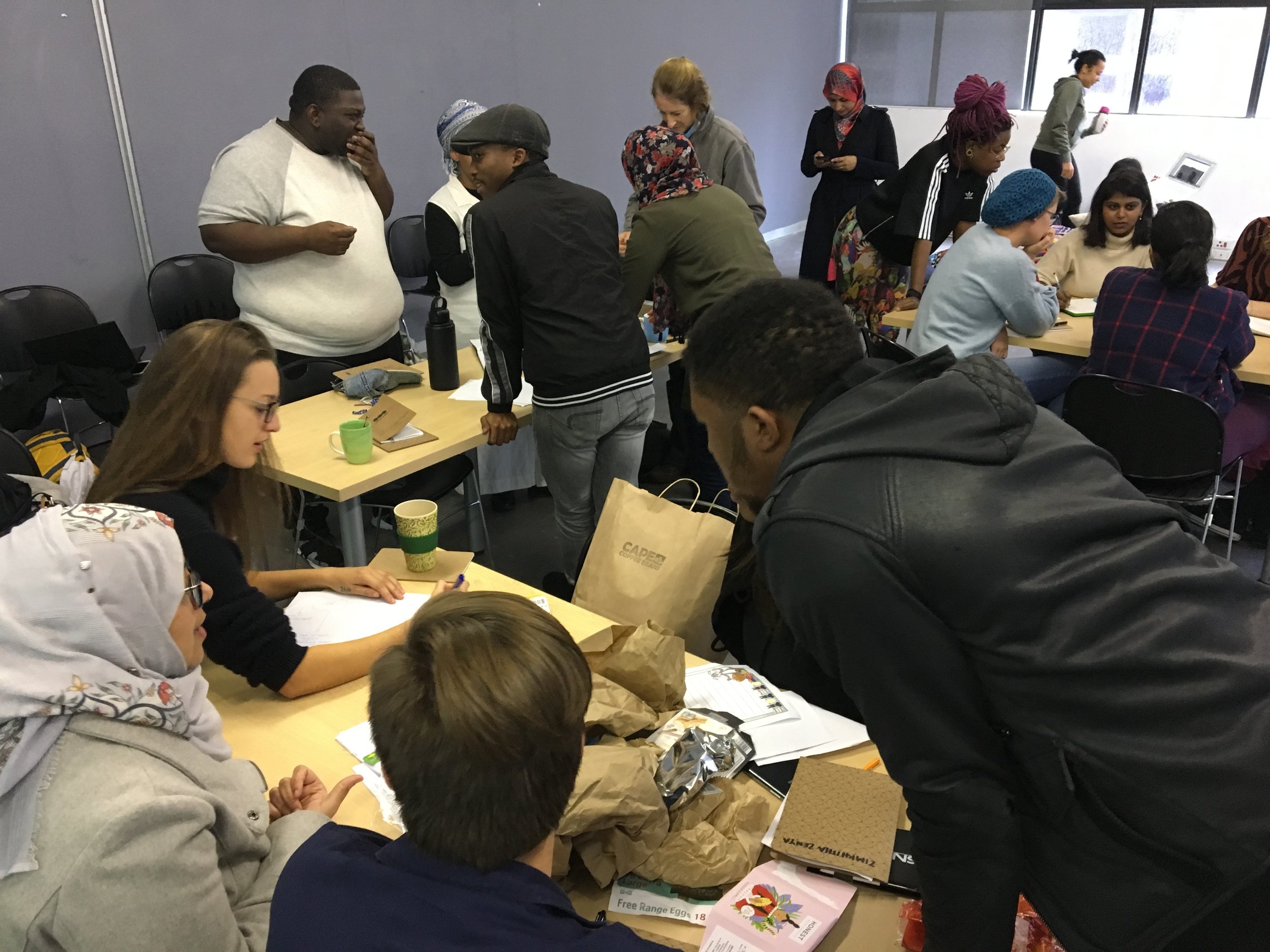 Rapid prototyping session led by Naadiya