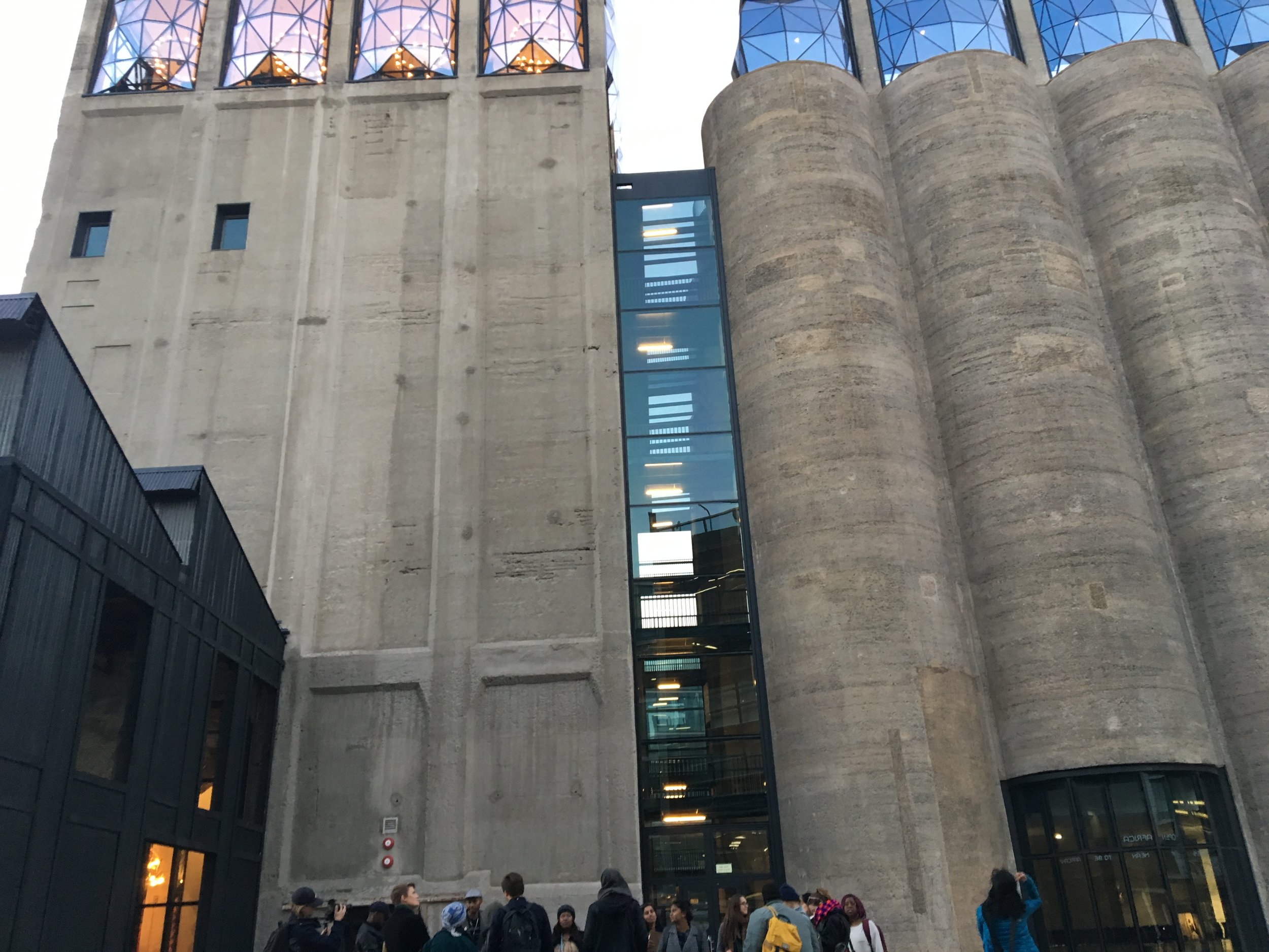Discussing the impact of architecture at the base of the Museum of Contemporary Art Afrika