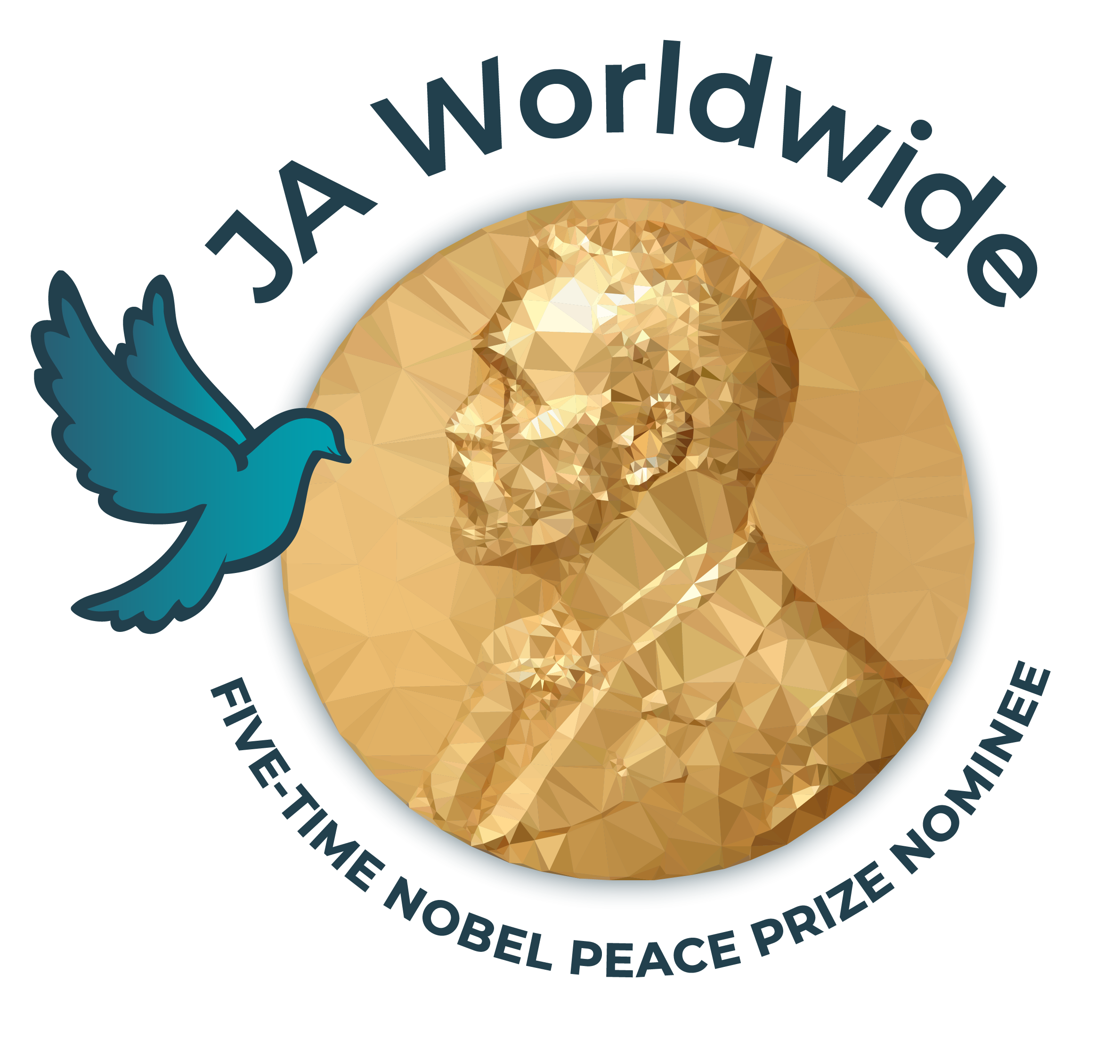 Nobel nomination 2026 design file_Badge-1-with dove-five time nominee.png